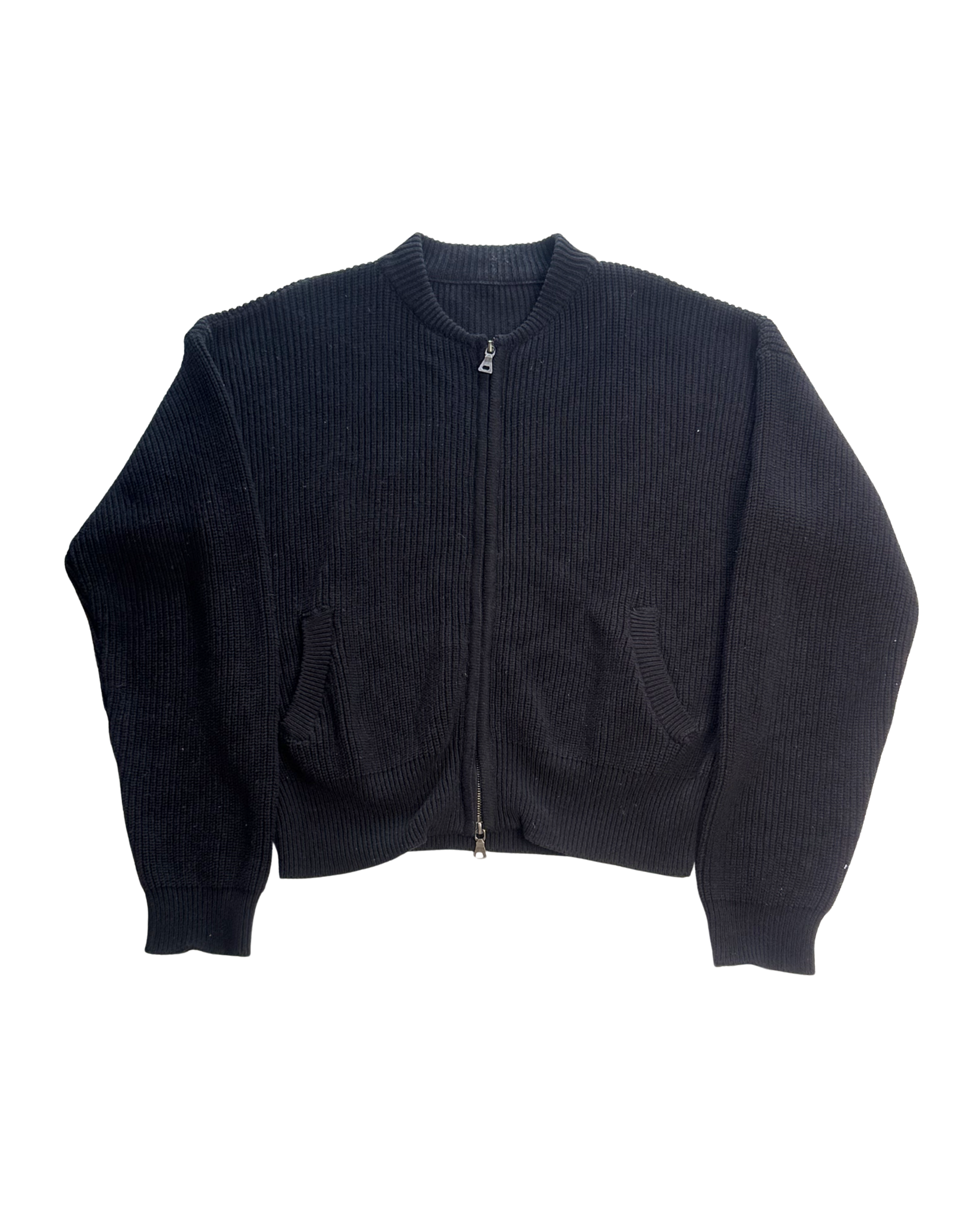 018 KNIT BOMBER – BLACK