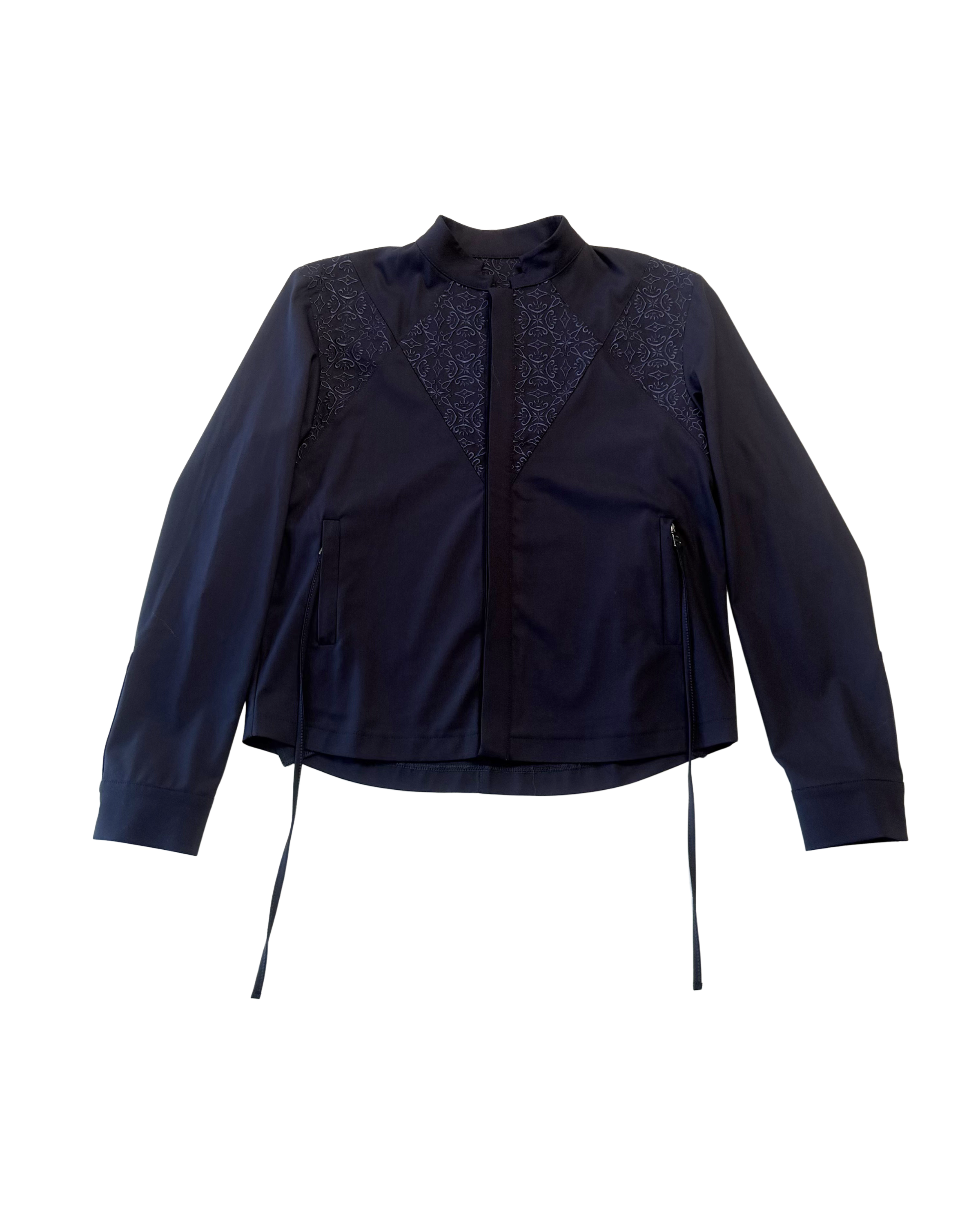 030 EMBROIDERED SHIRT – NAVY
