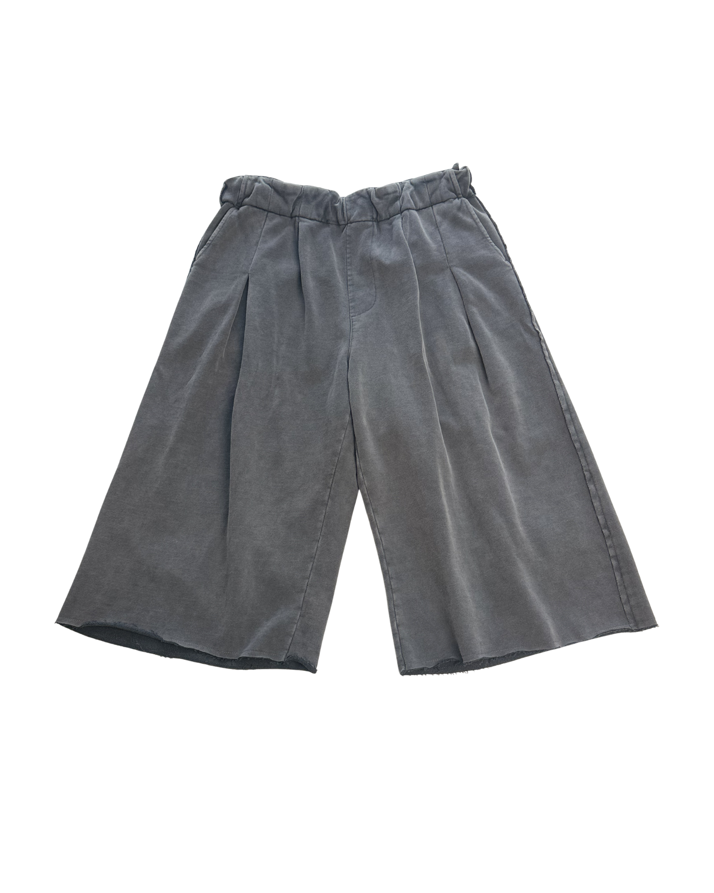037 SWEAT SHORTS – WASHED GREY