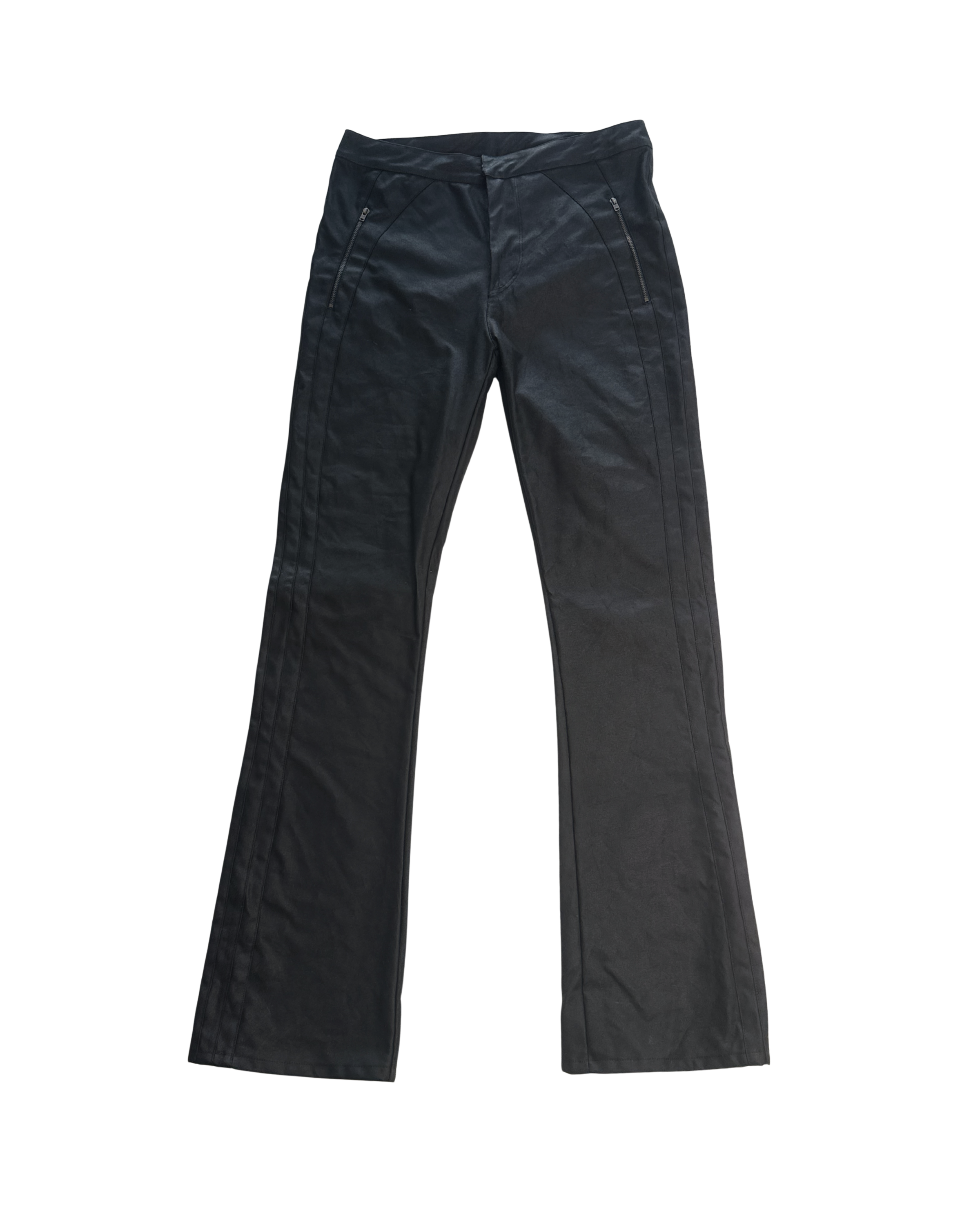 057 WAXED DENIM – BLACK