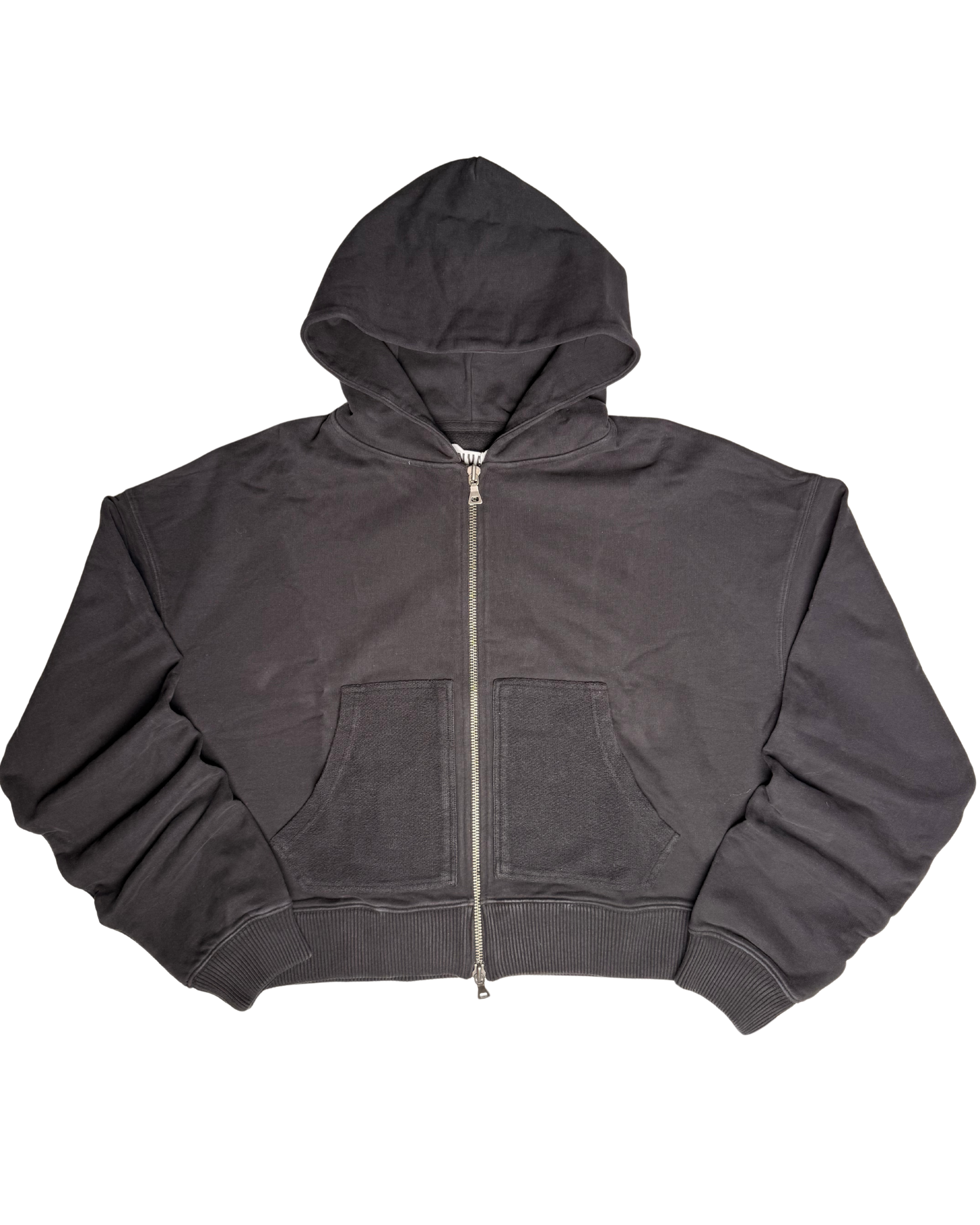 123 ZIP HOODIE – BLACK