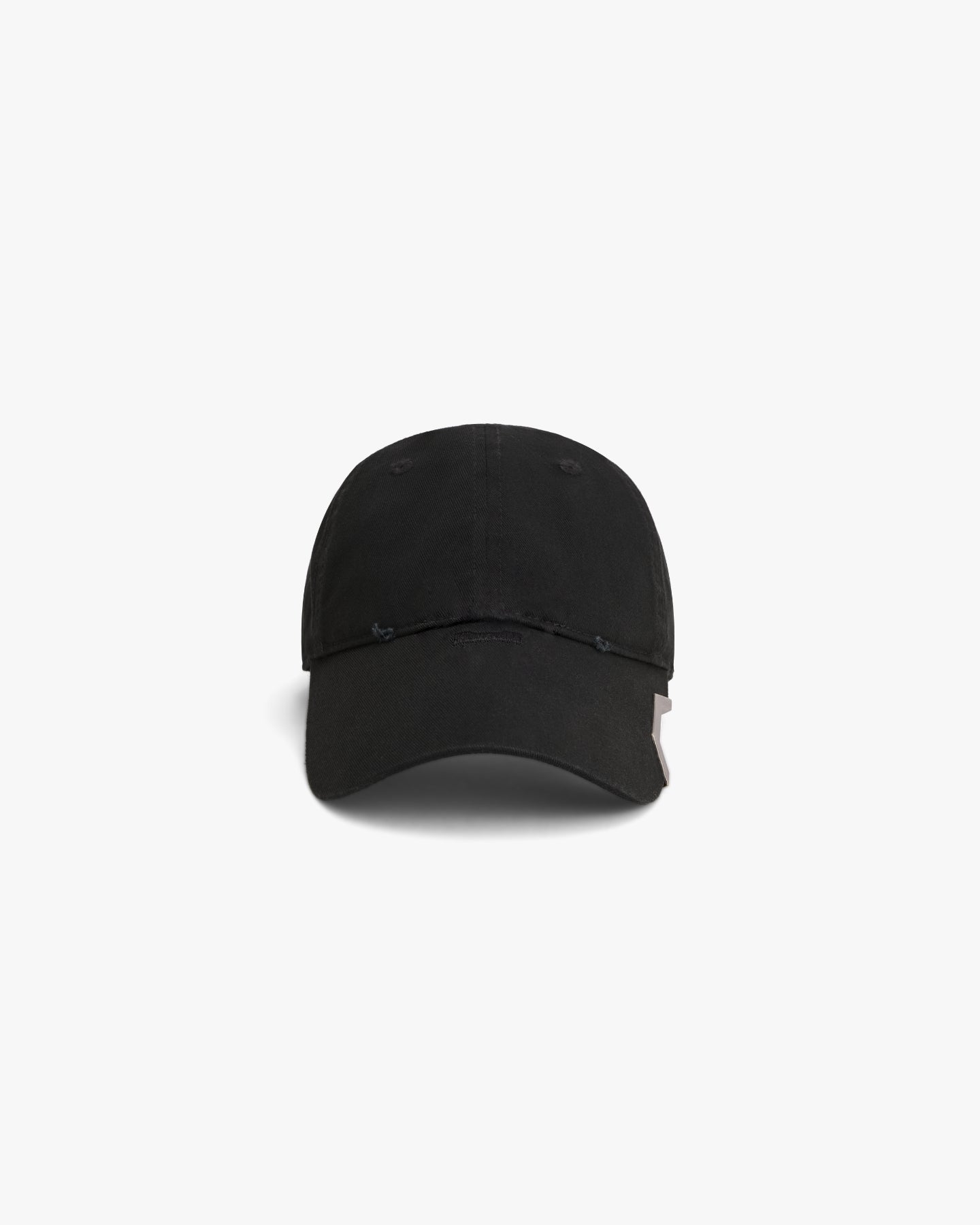'YOUNES' METAL-TRIM CAP – WASHED BLACK