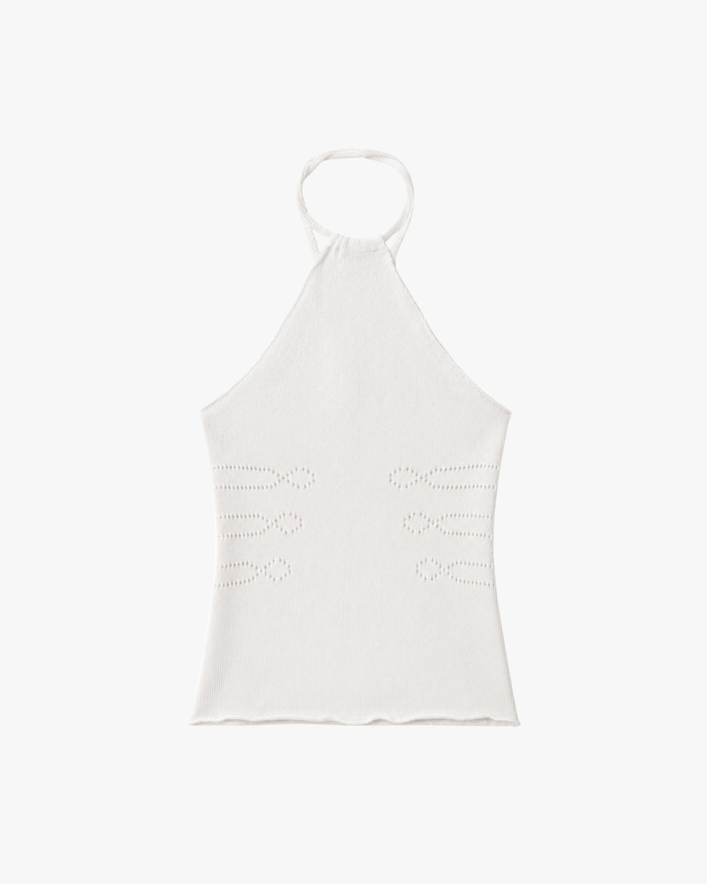 'MINI' KNIT TOP – WHITE