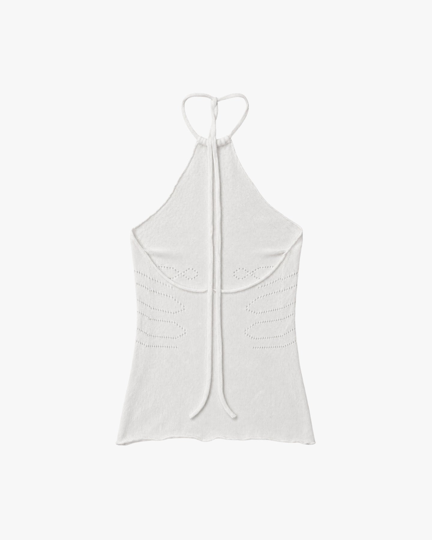 'MINI' KNIT TOP – WHITE