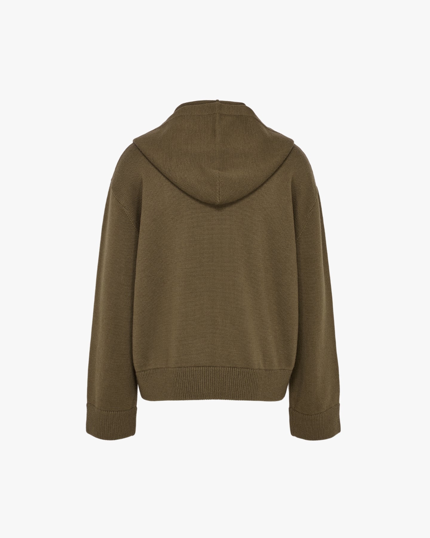 'DJAMAL' MERINO KNIT ZIPPER – TAN