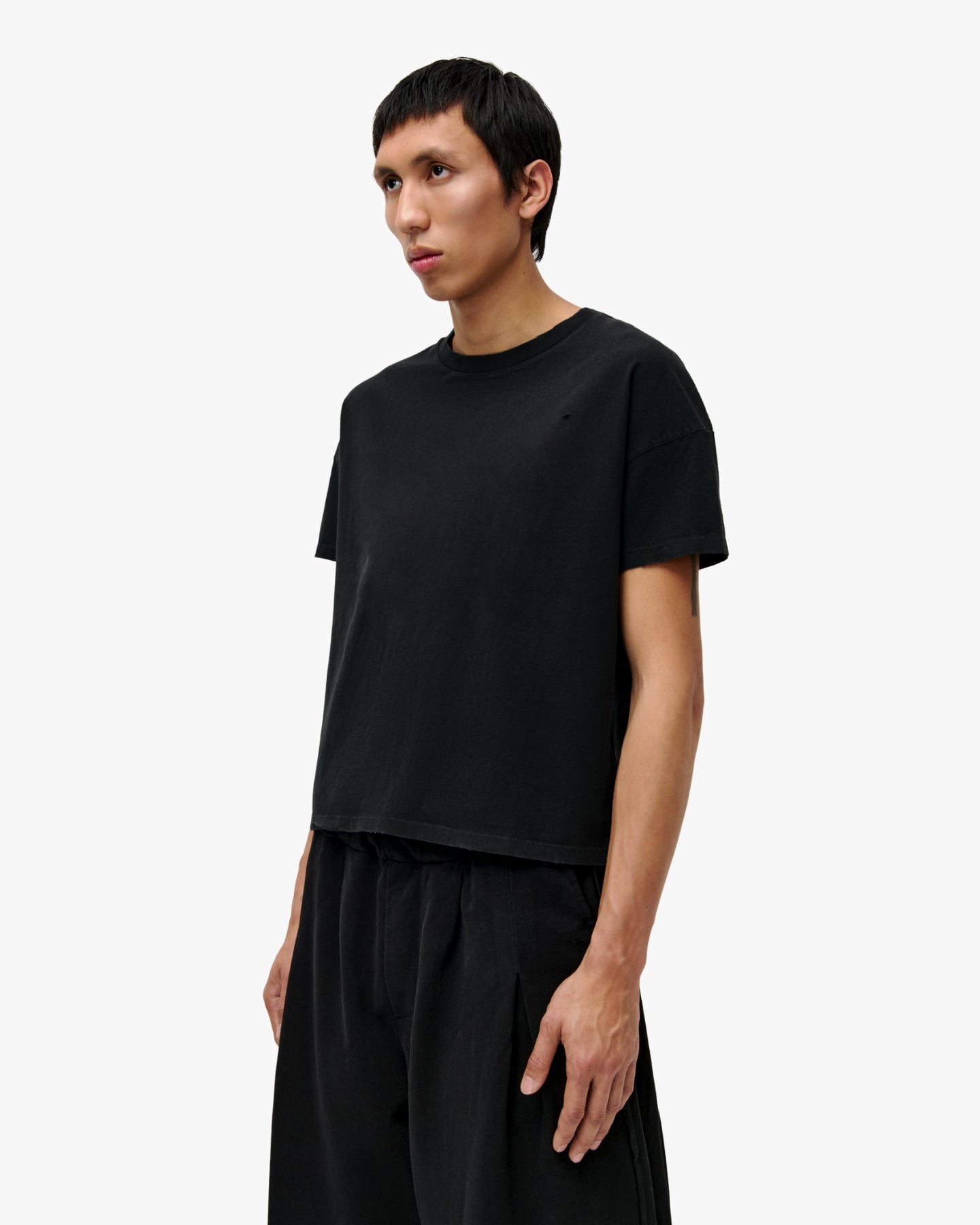 'SOREN' ENTITY AGED SHIRT – WASHED BLACK
