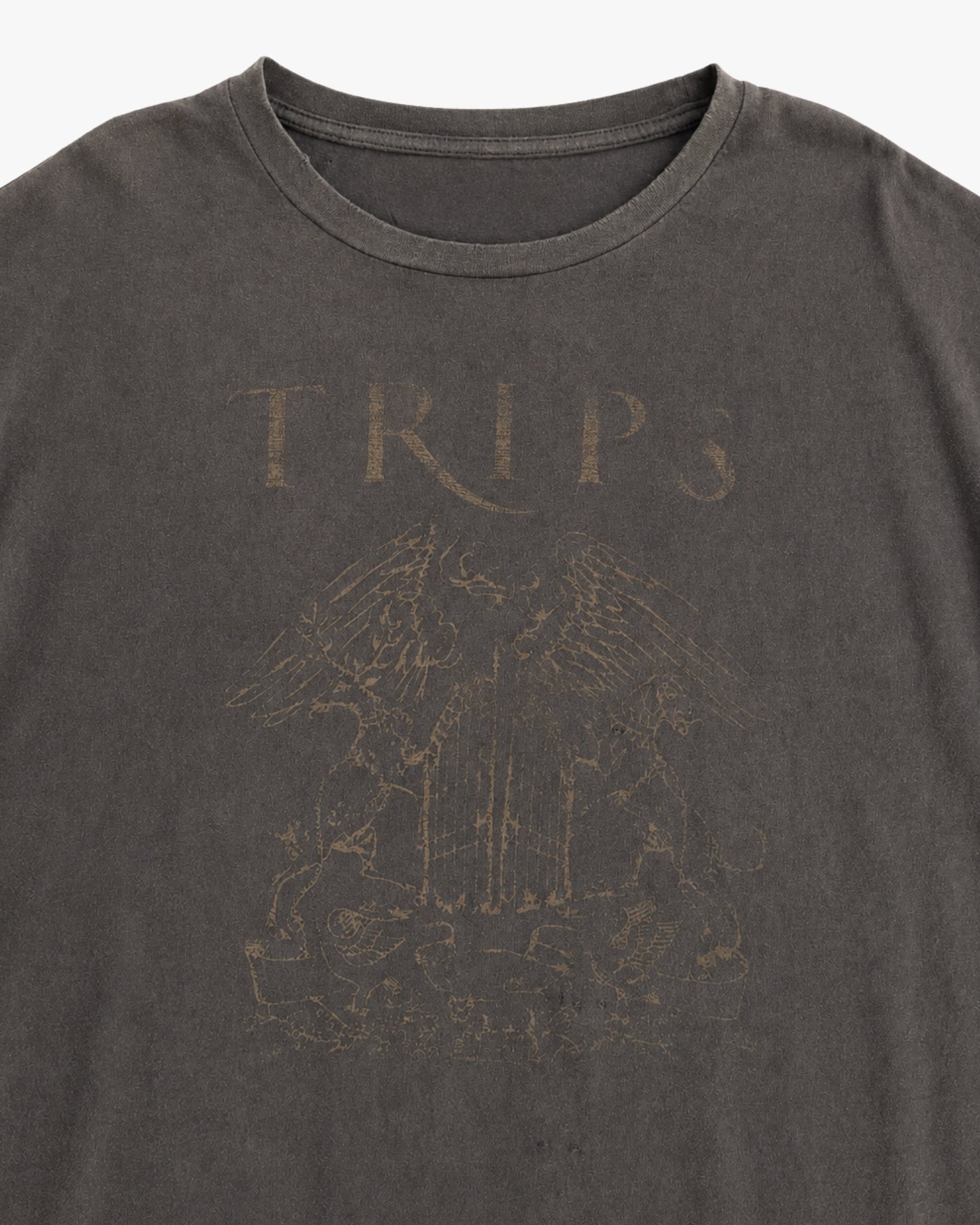 'TRIPS' SHIRT – WASHED BROWN