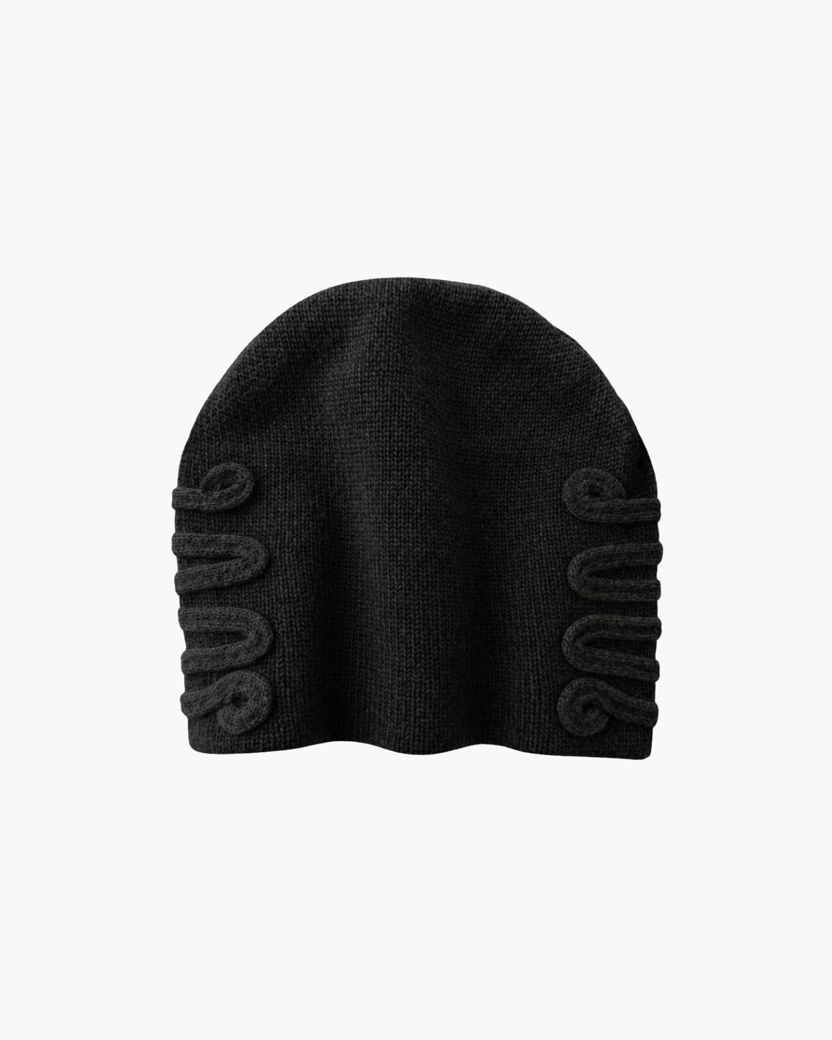 'AMON' LACING BEANIE – BLACK