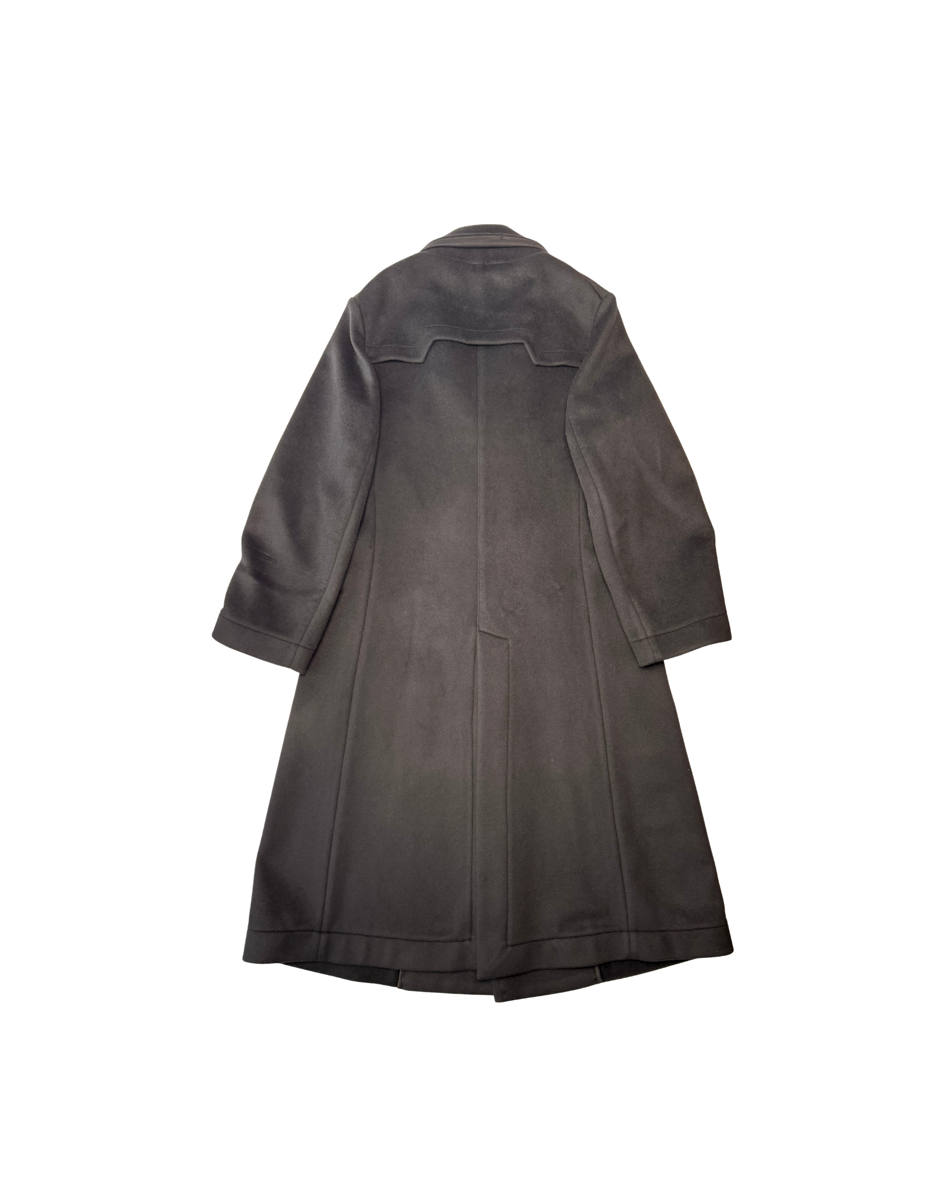 120 WOOL COAT – BLACK