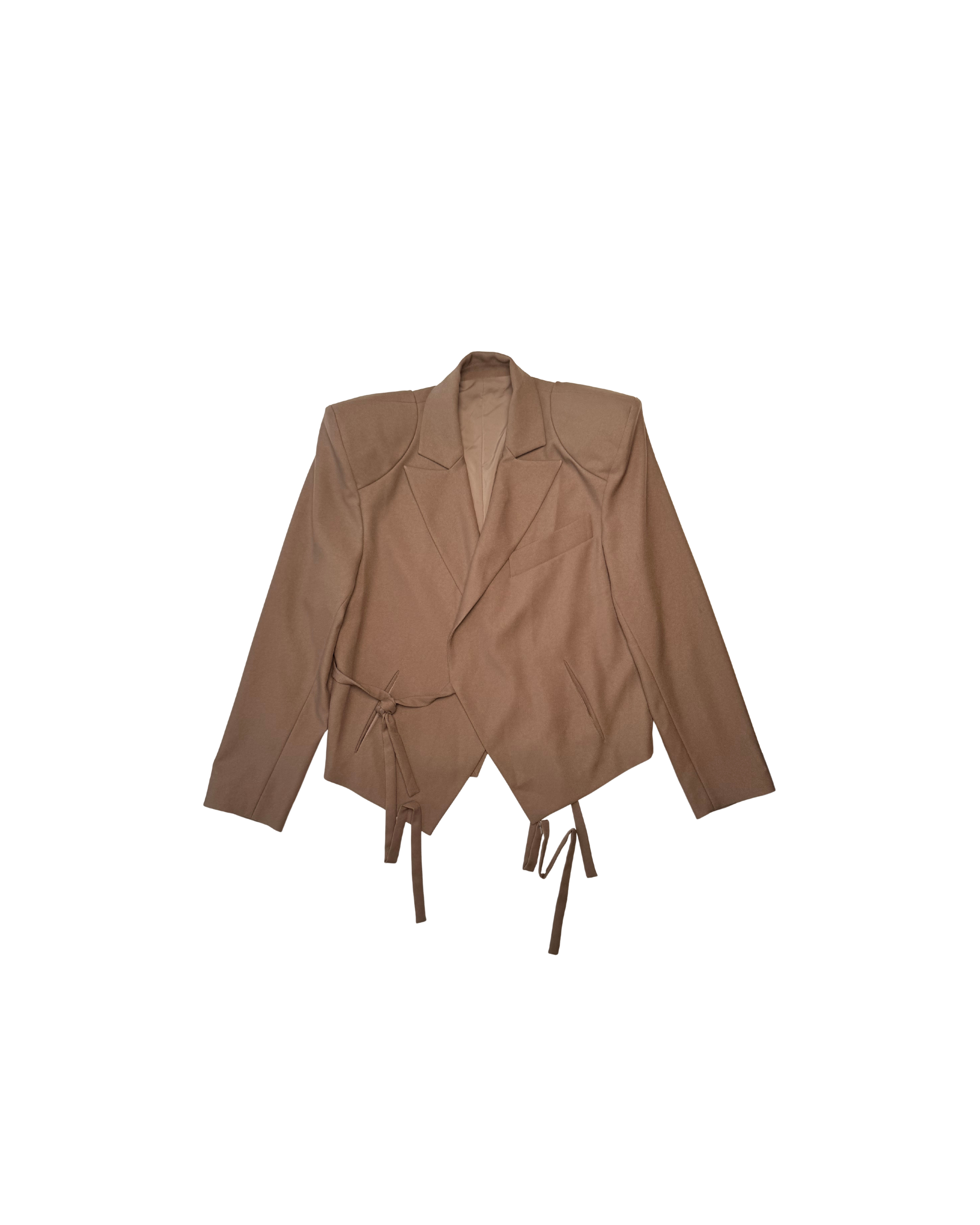128 KIMONO BLAZER – TAN