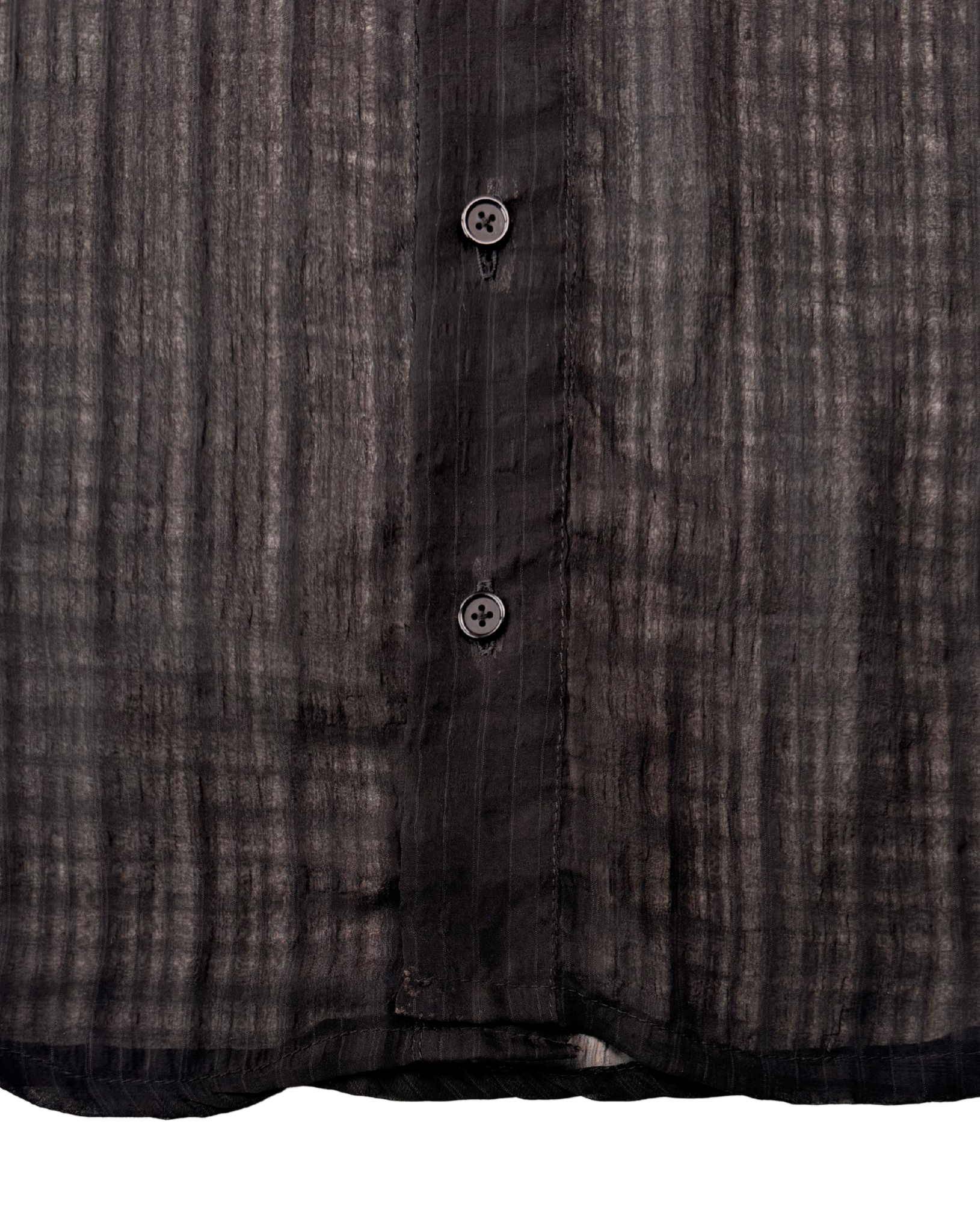 136 SHEER SHIRT – BLACK