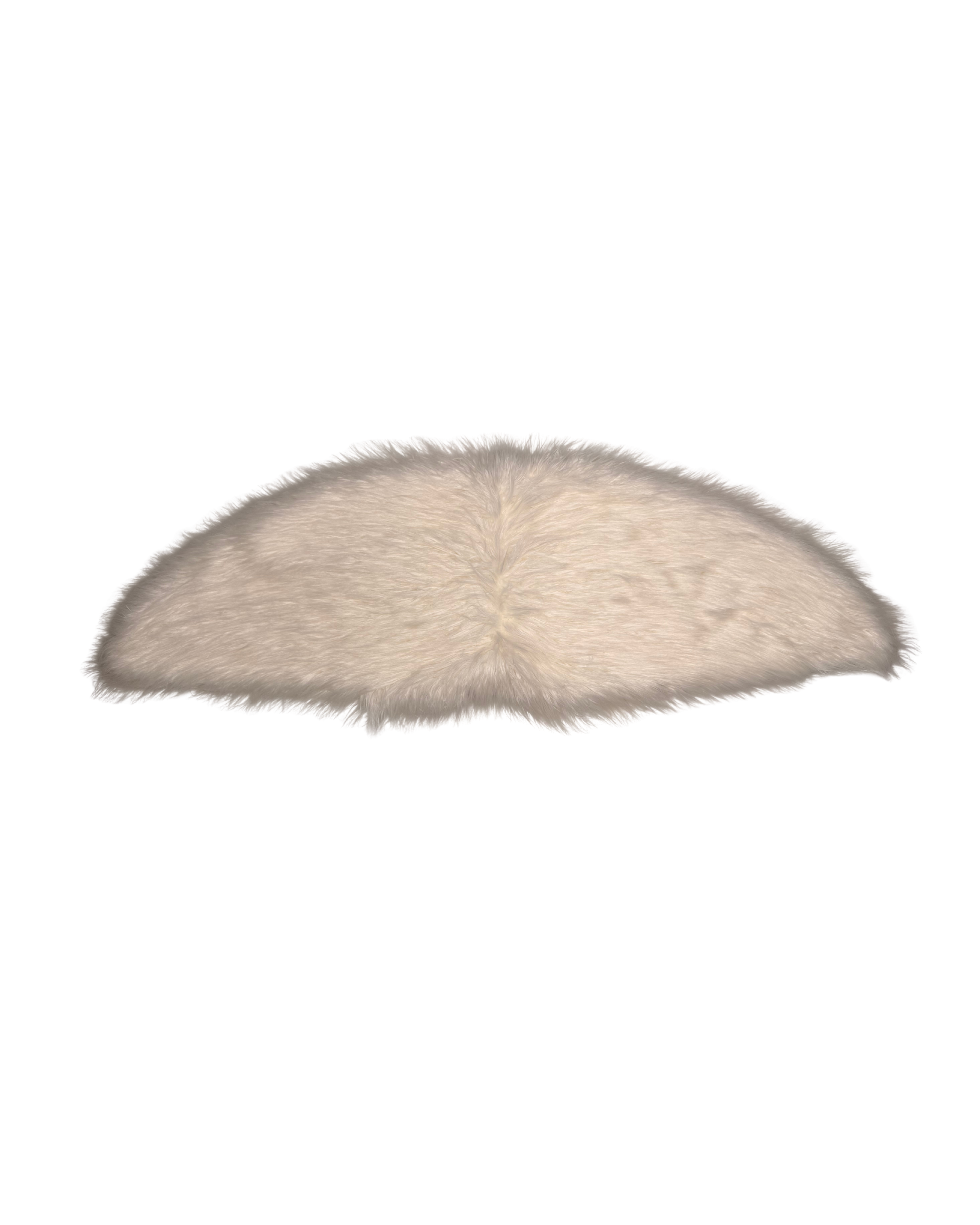 151 FAUX FUR NECK PIECE – WHITE