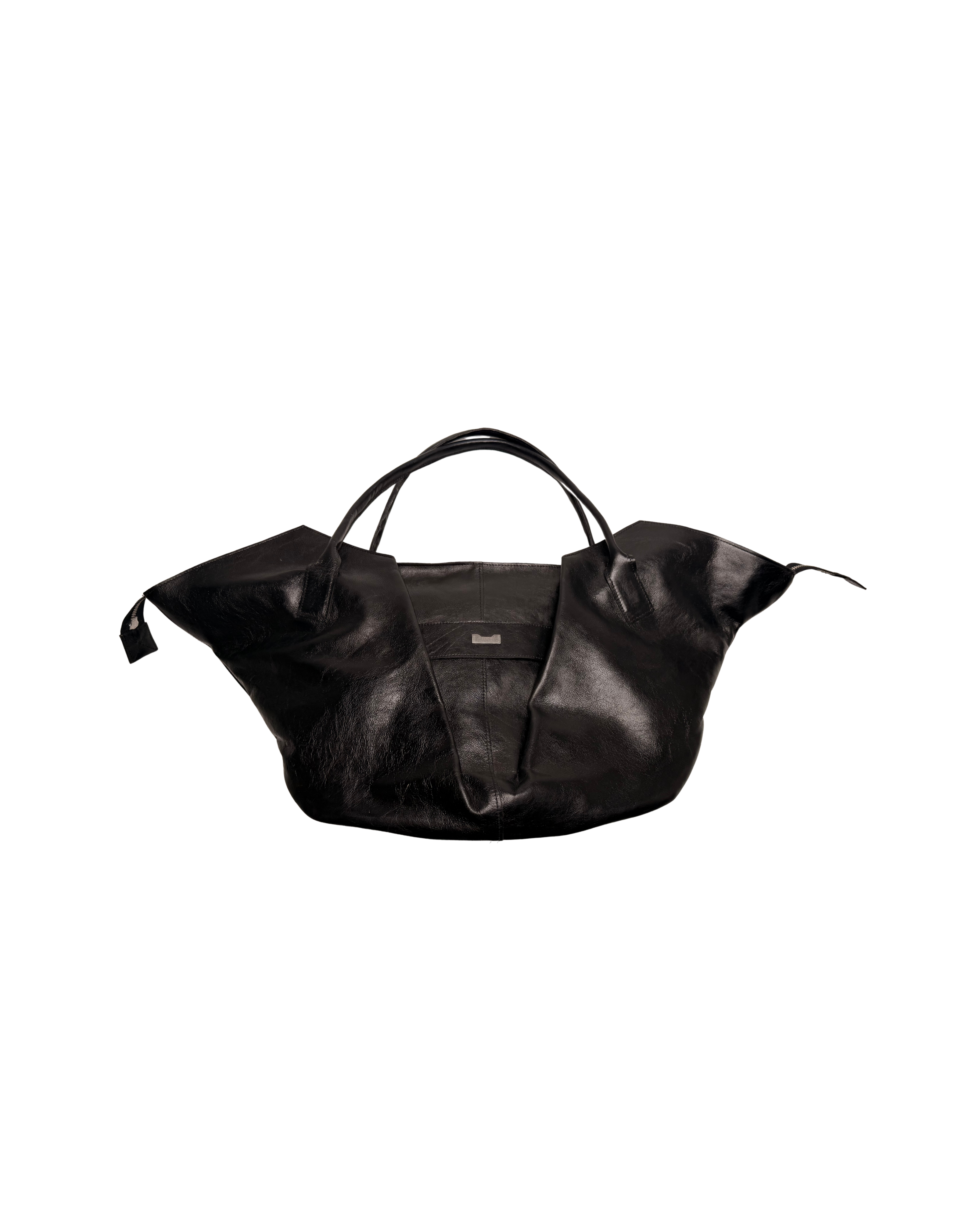 179 LEATHER WEEKENDER – BLACK