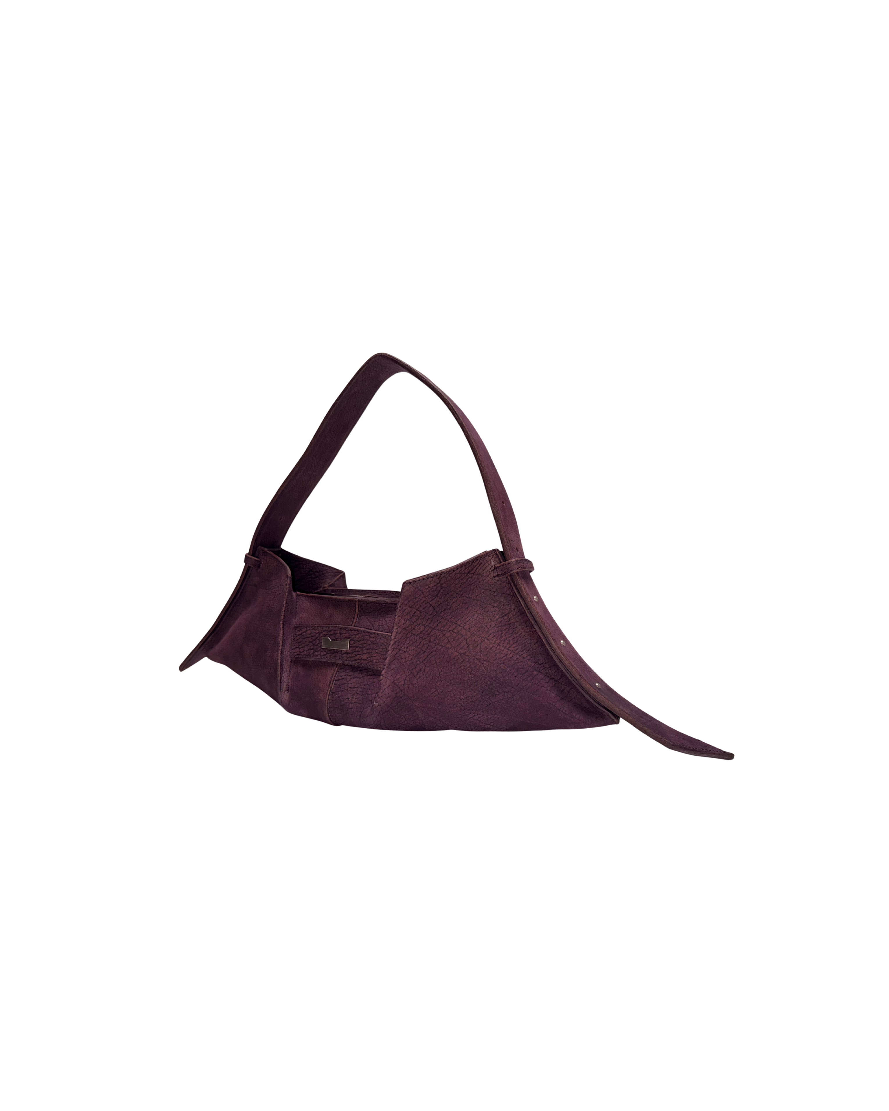 182 LEATHER SHOULDER BAG – PURPLE