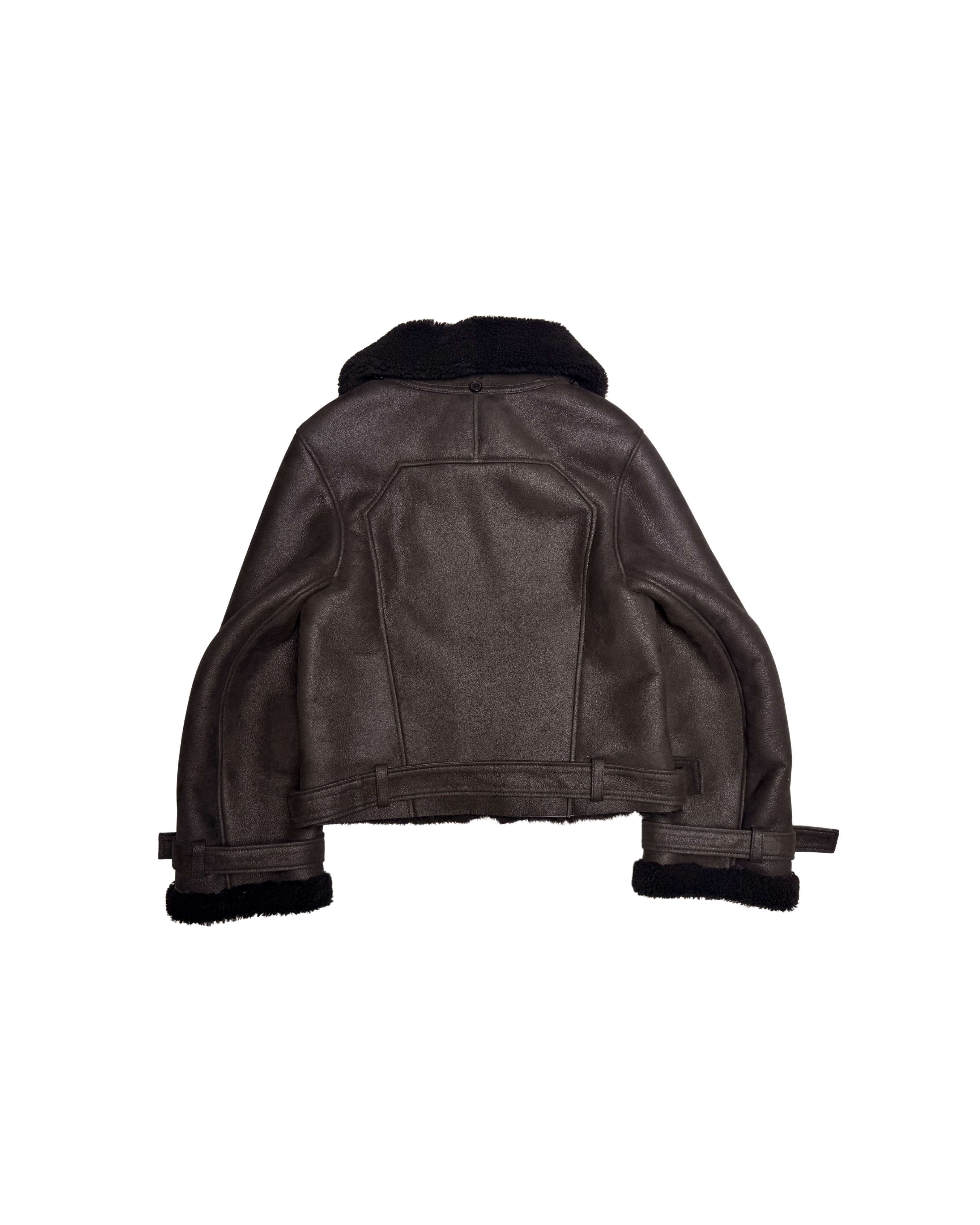 198 SHEARLING JACKET – BLACK
