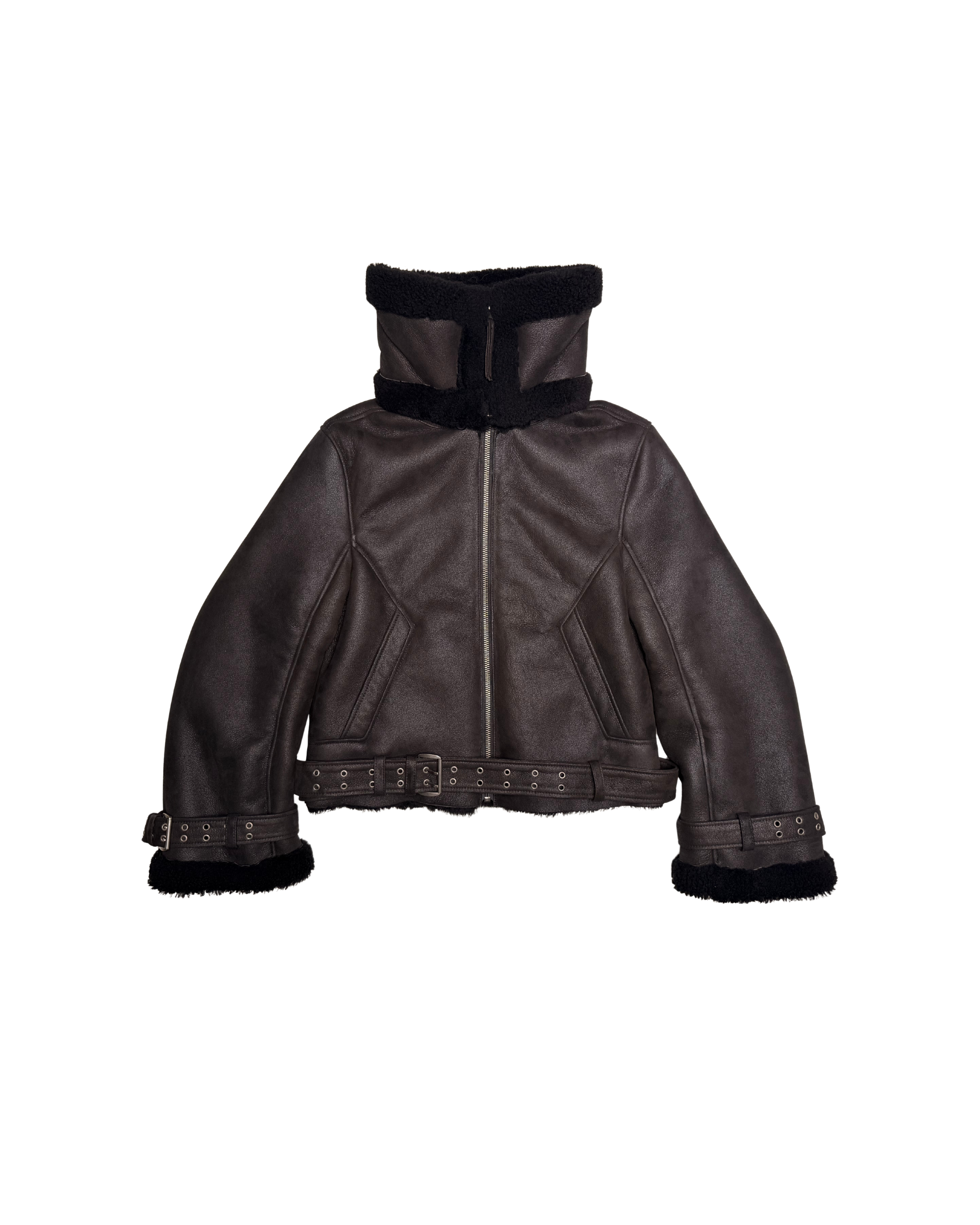 198 SHEARLING JACKET – BLACK