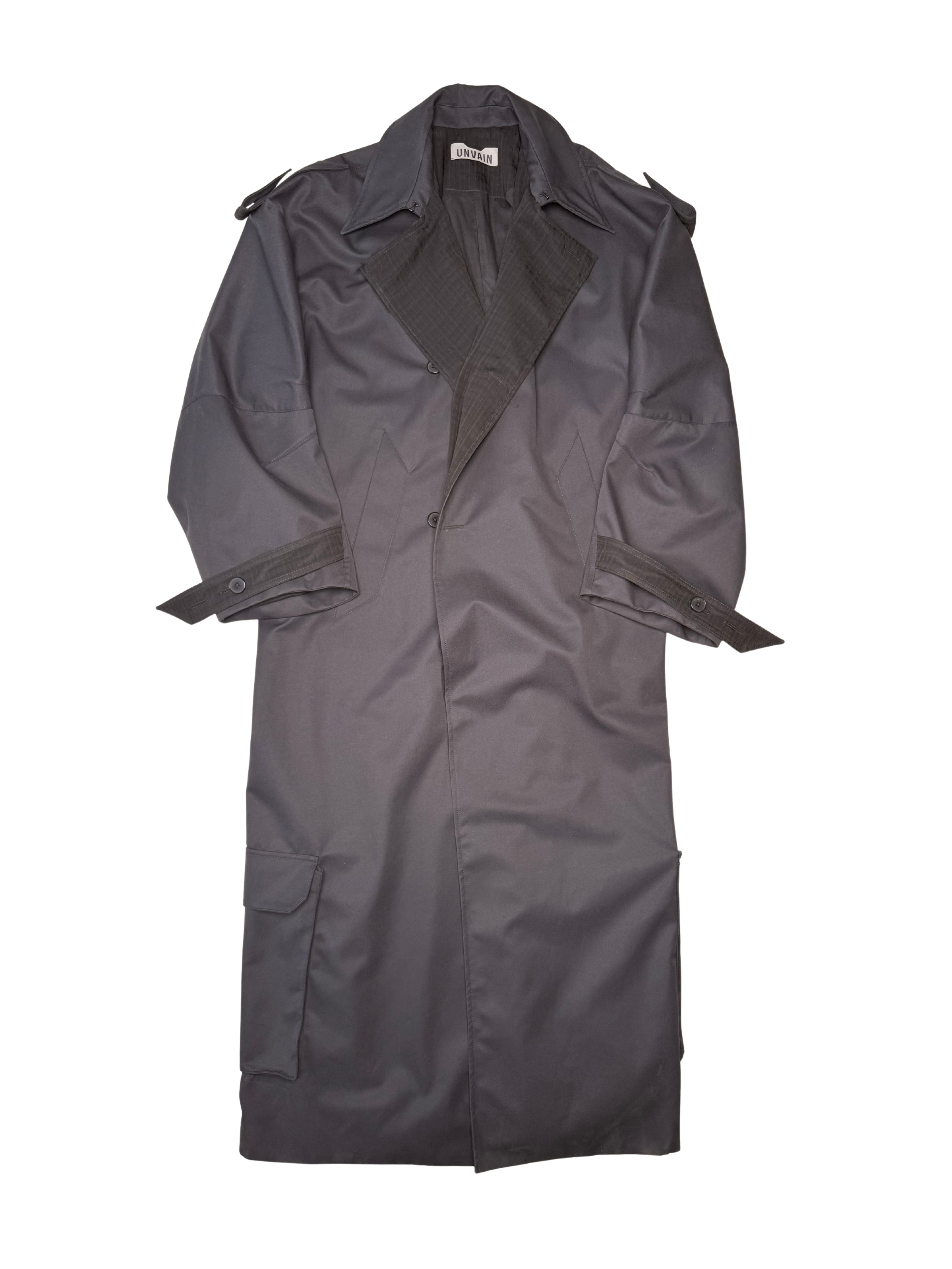 087 TRENCH COAT – NAVY