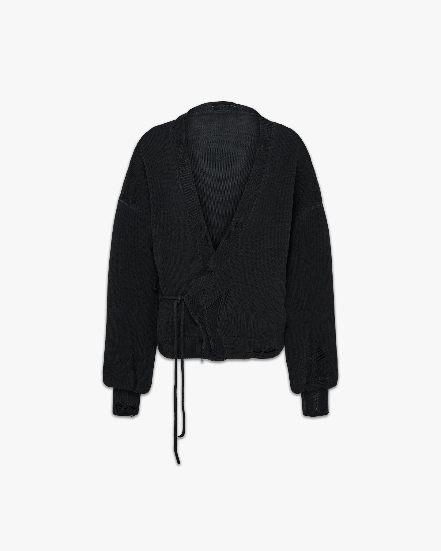 'KIKI' ENTITY KIMONO CARDIGAN - BLACK
