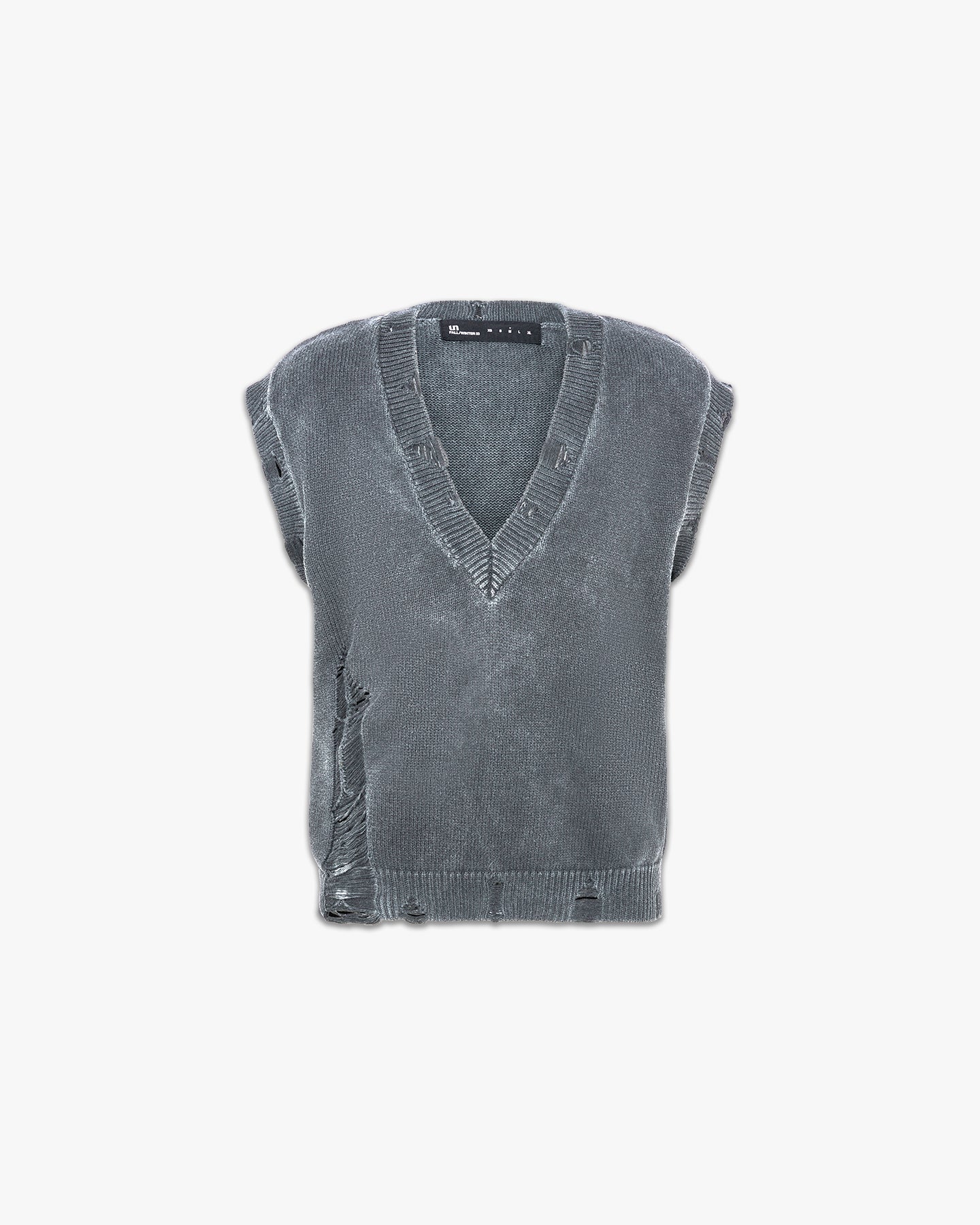 Knit Vest - Grey