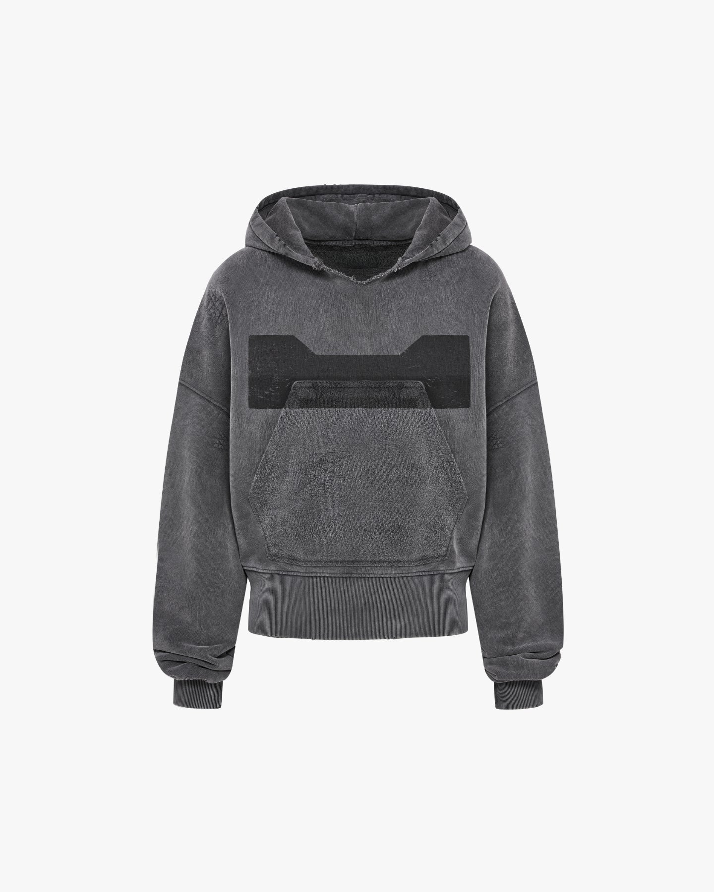 Grey logo hoodie best sale