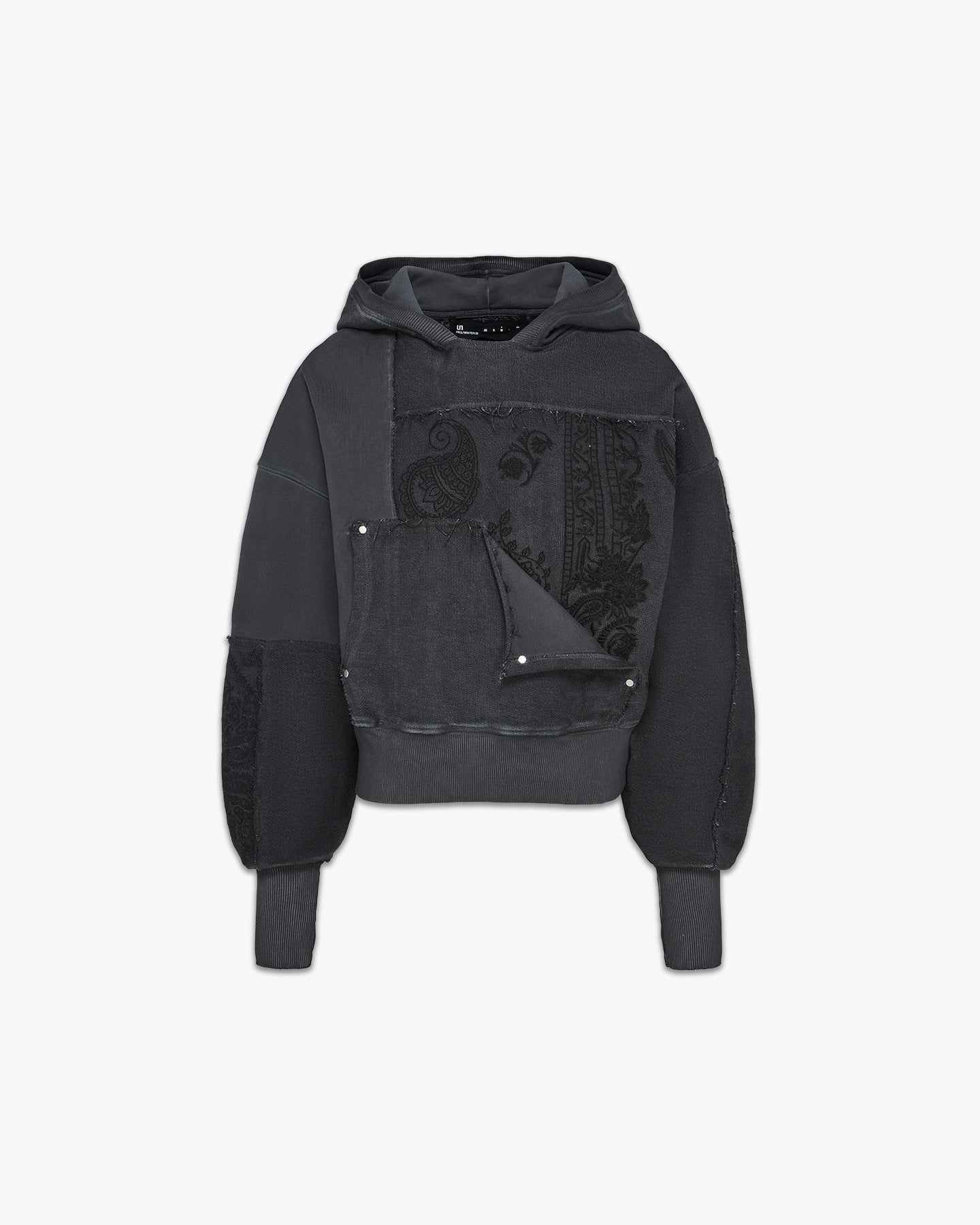 Paisley Hoodie - Black