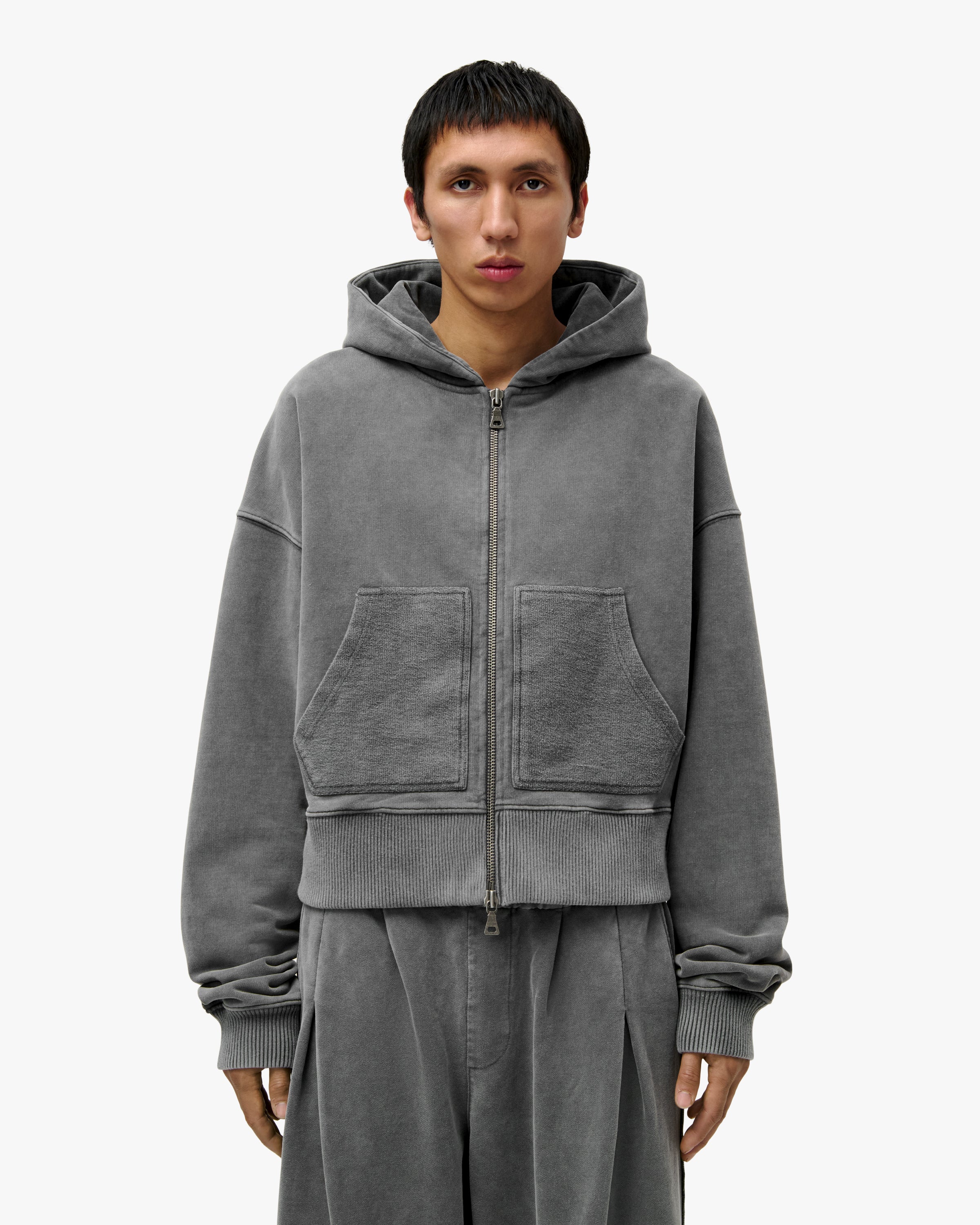 'DAN' ENTITY V2 ZIP HOODIE – CONCRETE