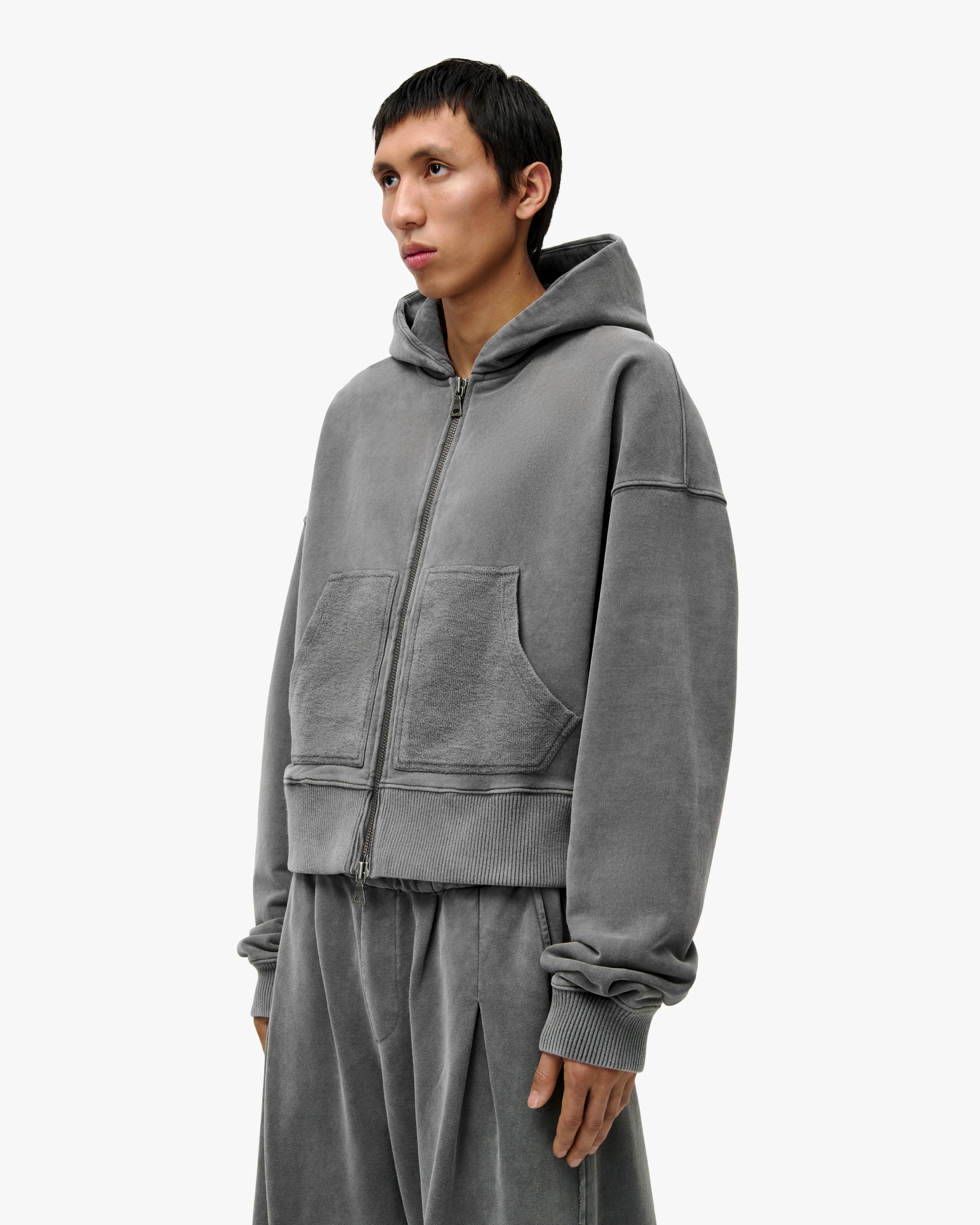 'DAN' ENTITY V2 ZIP HOODIE – CONCRETE