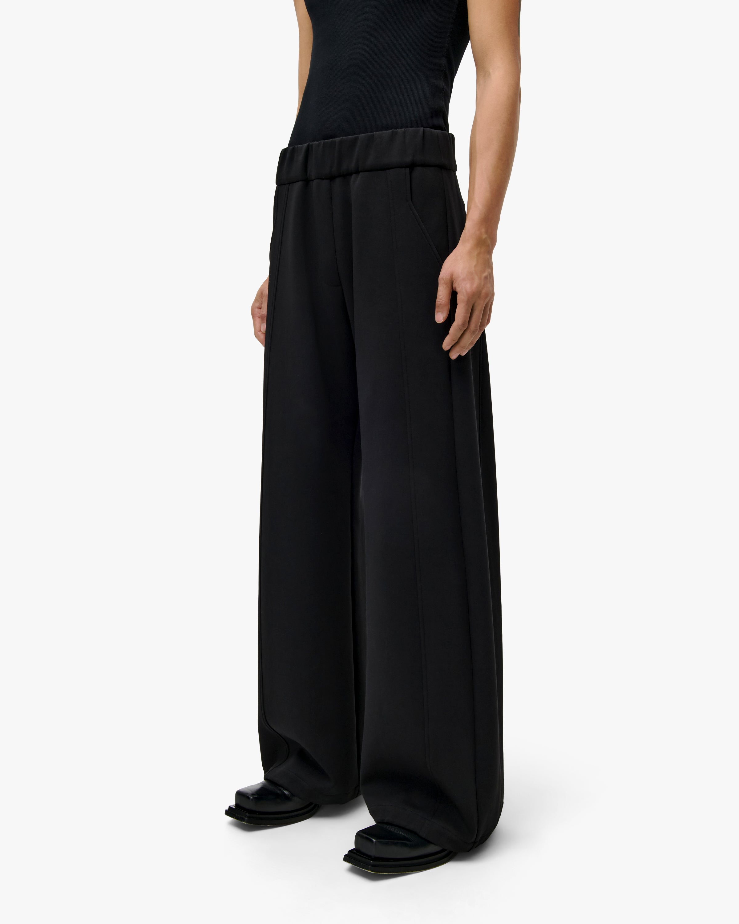 'REEDA' TRACK PANTS – BLACK