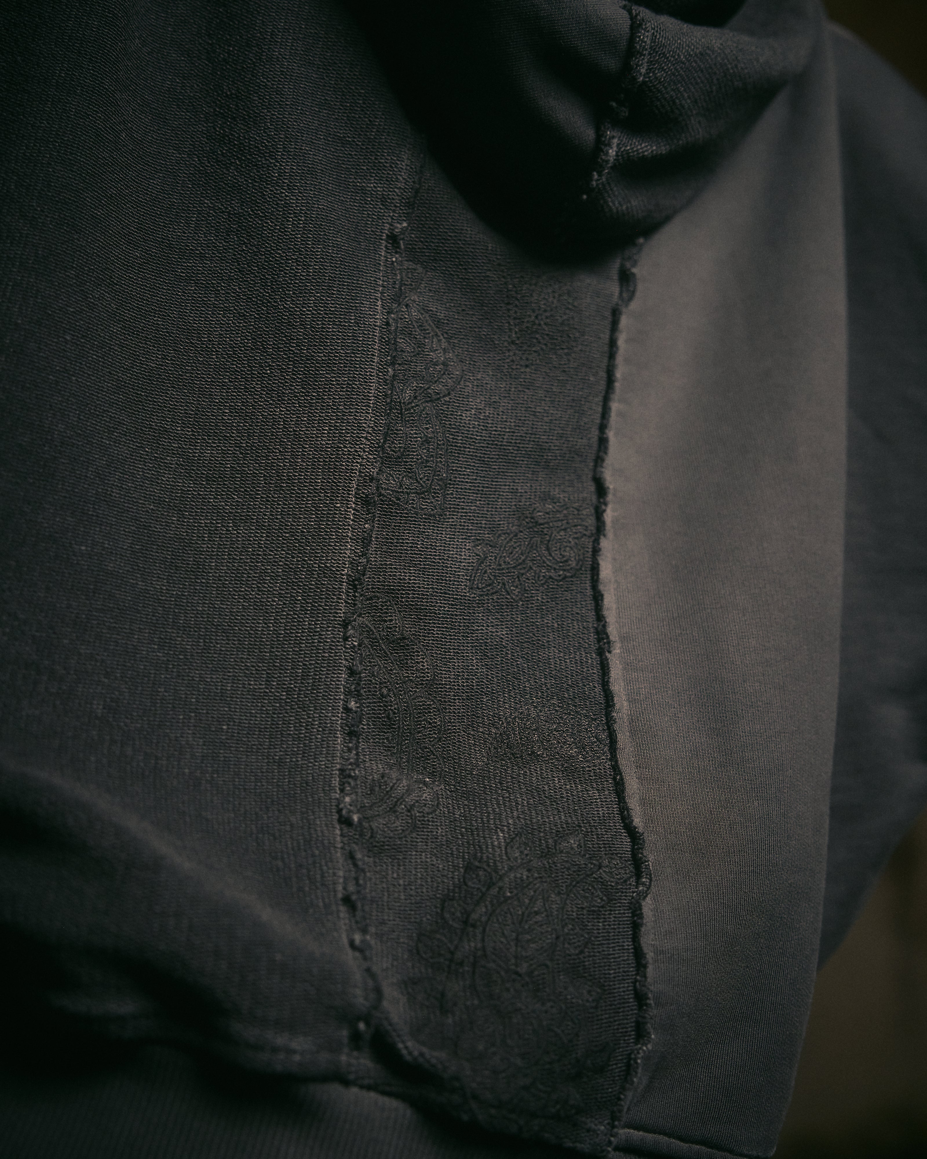 Paisley Hoodie - Black