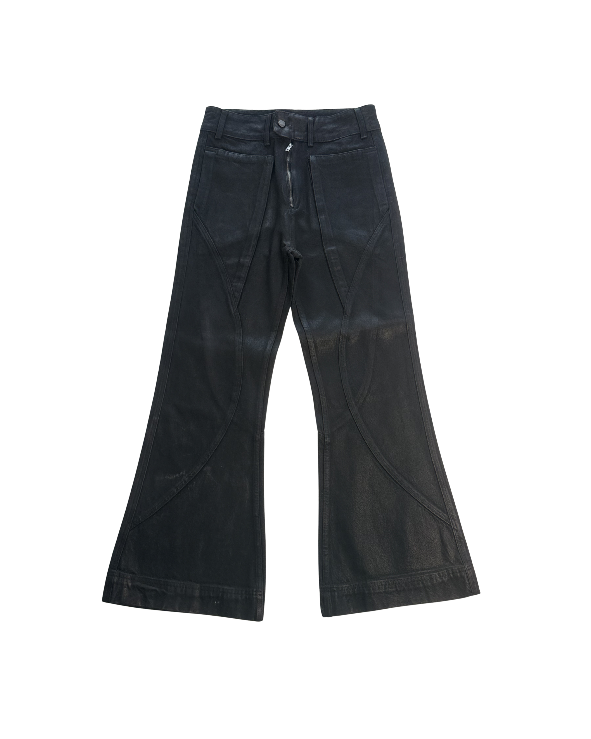 056 WAXED DENIM – BLACK