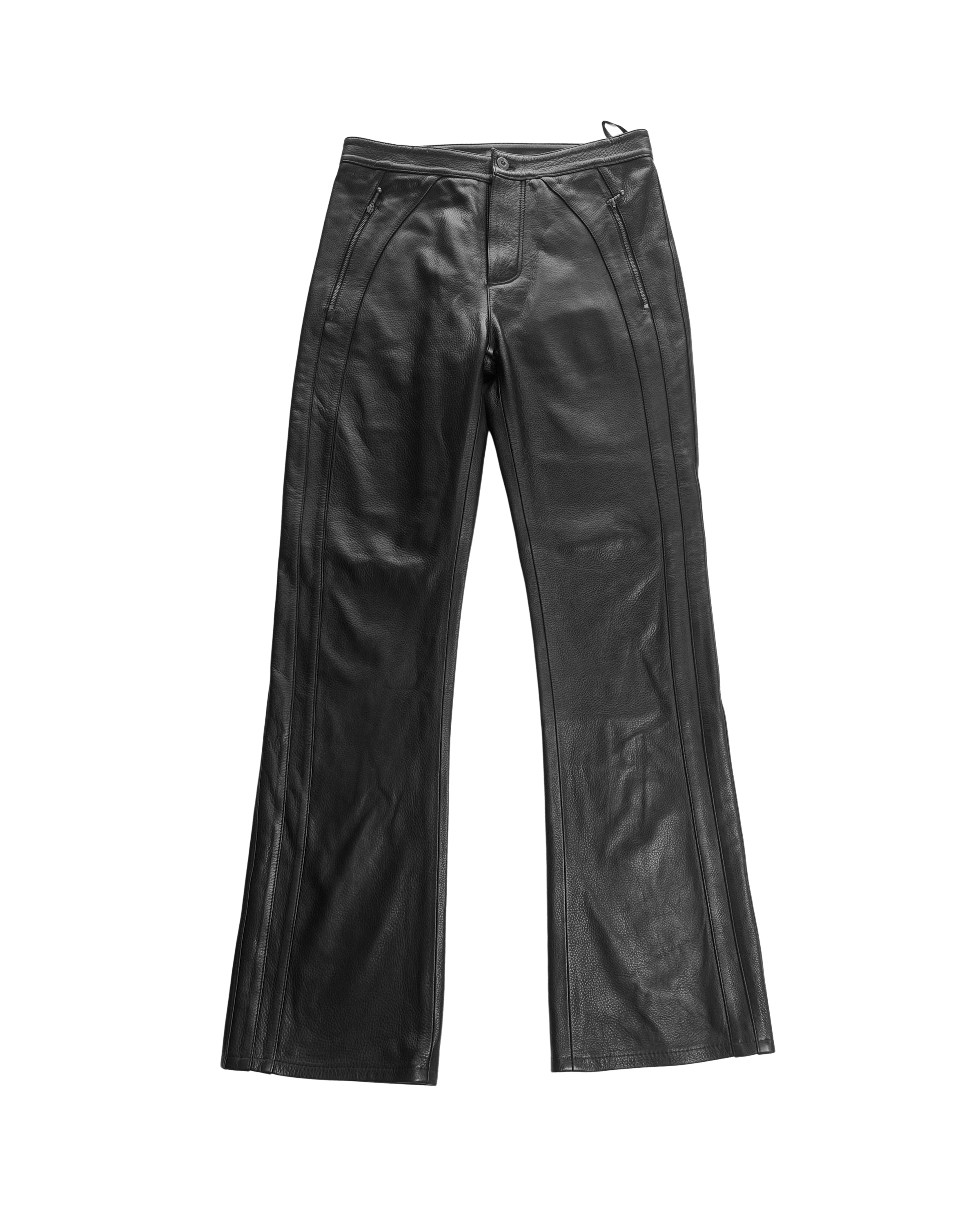 095 LEATHER PANTS – BLACK