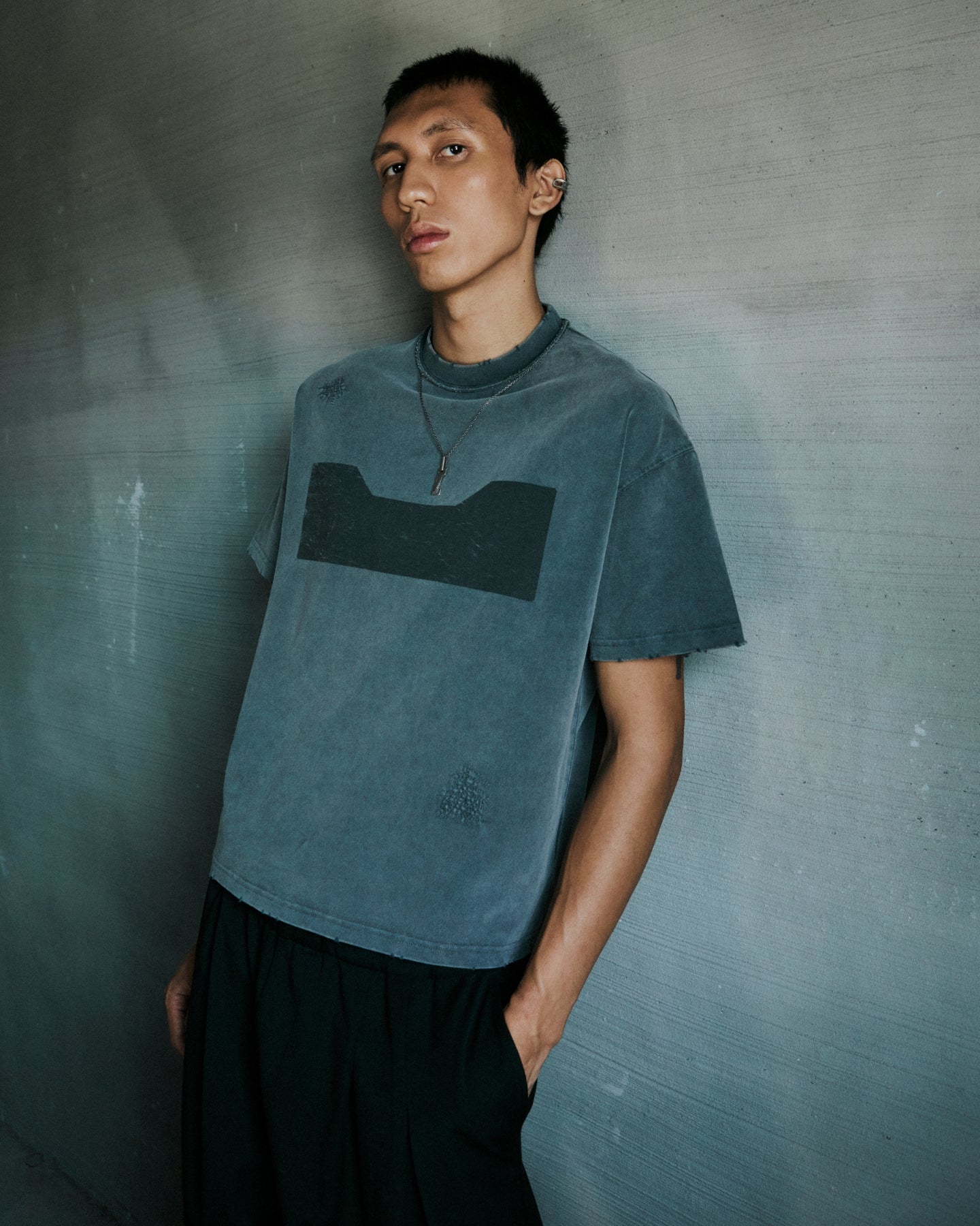 Logo T-Shirt - Washed Grey