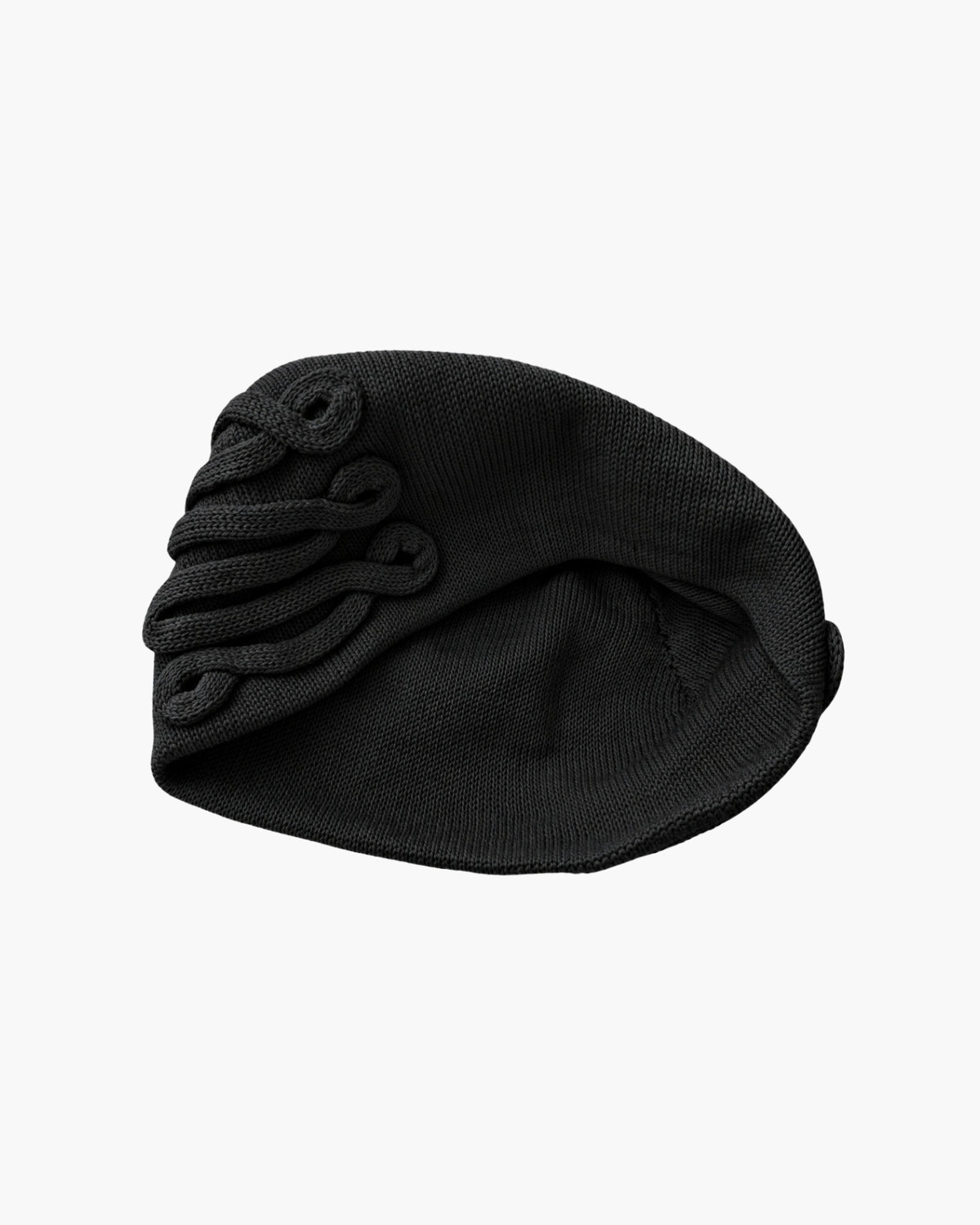 'AMON' LACING BEANIE – BLACK