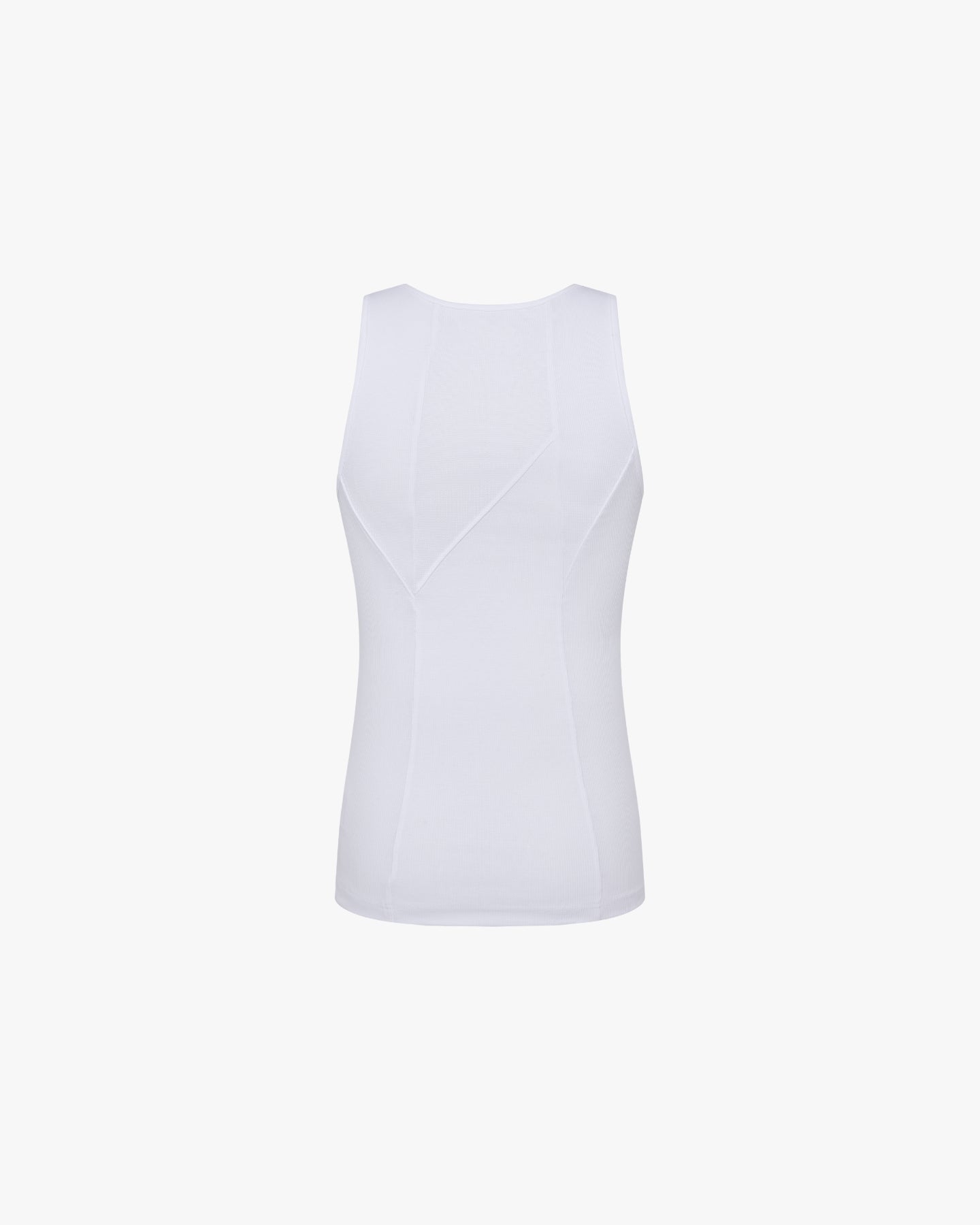 Entity Mixed Rib Tanktop - White