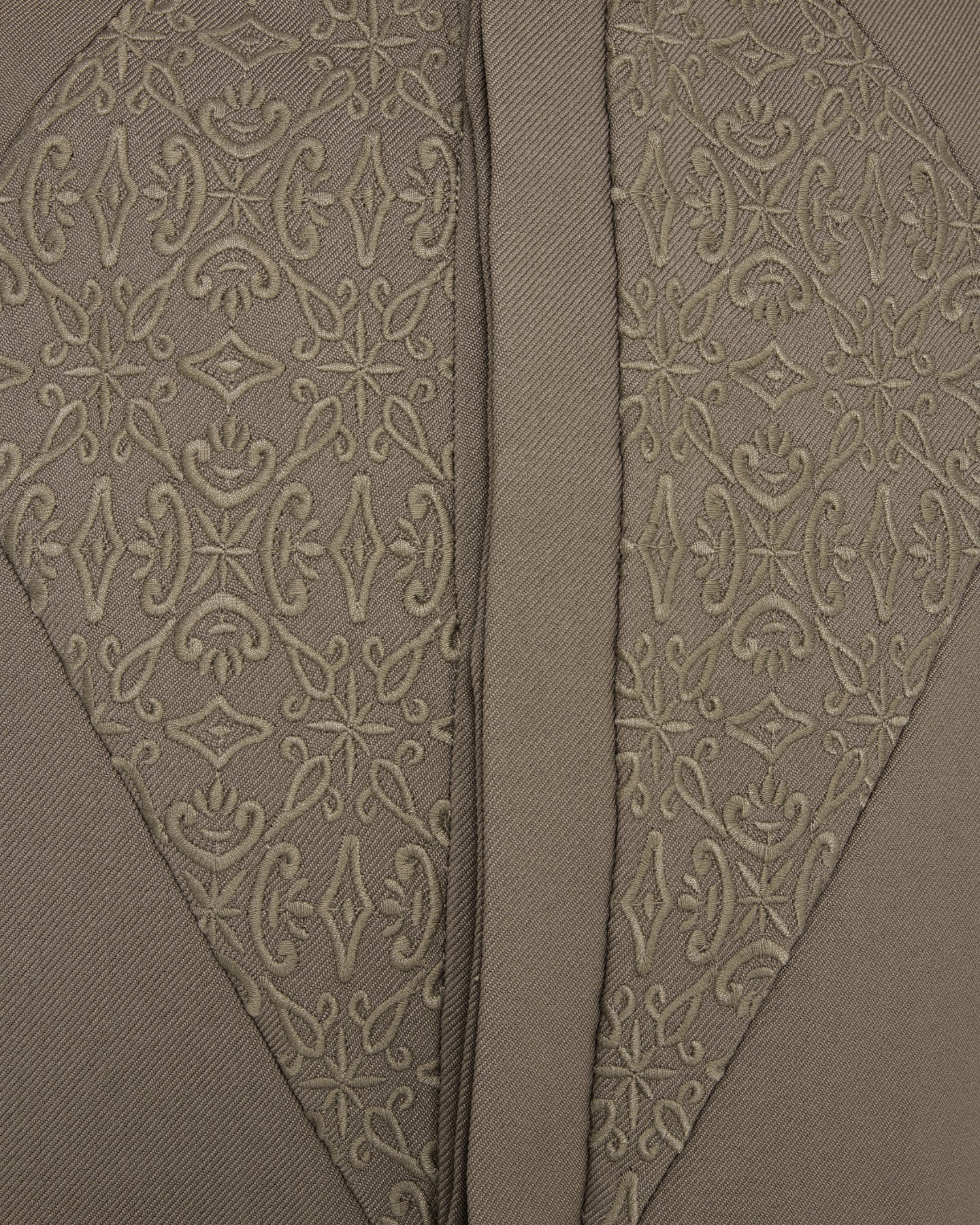 'NURI' EMBROIDERED OVERSHIRT JACKET – TAN