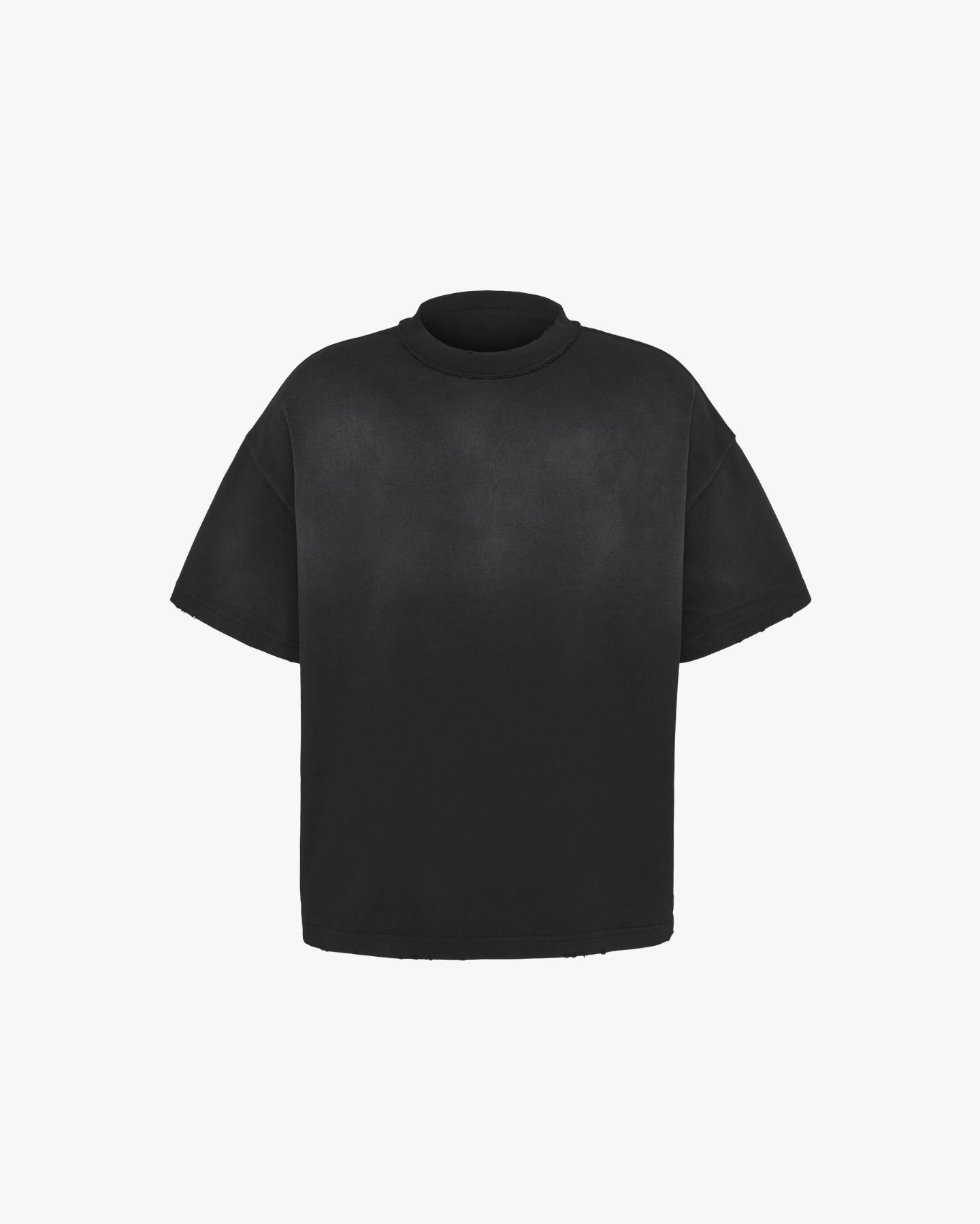 Distressed T-Shirt - Sunfaded Black