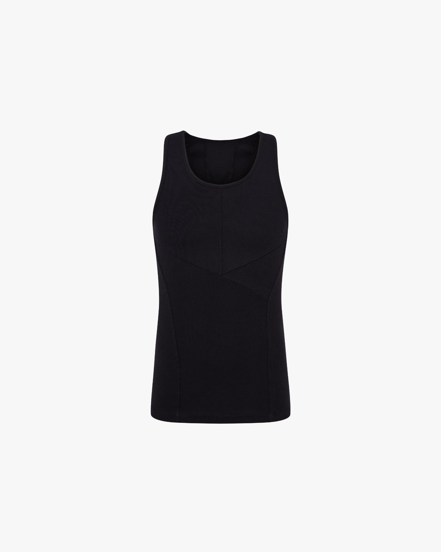 Entity Mixed Rib Tanktop - Black