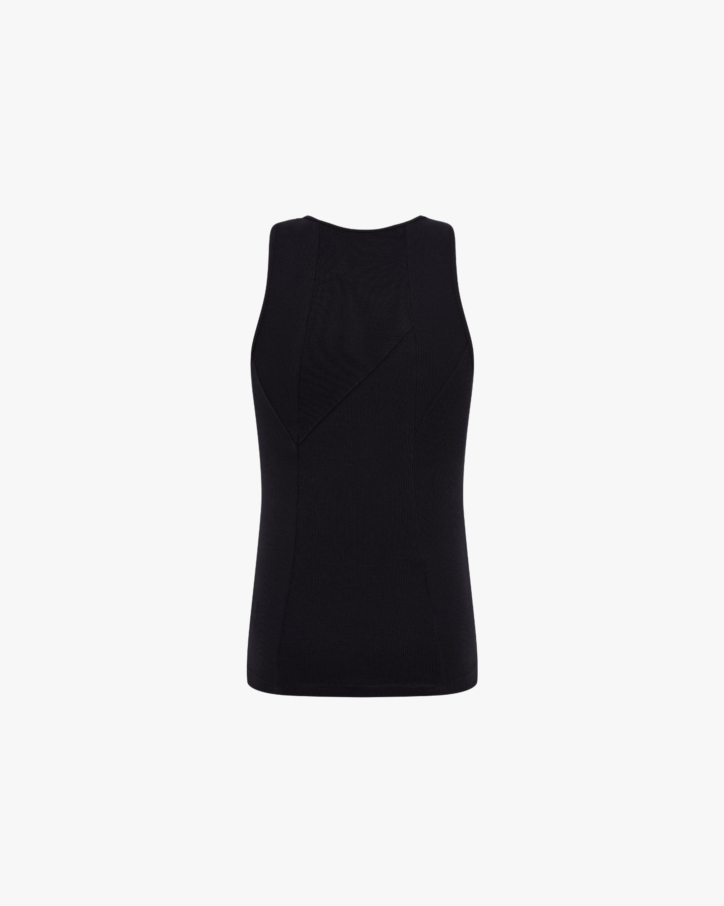 Entity Mixed Rib Tanktop - Black