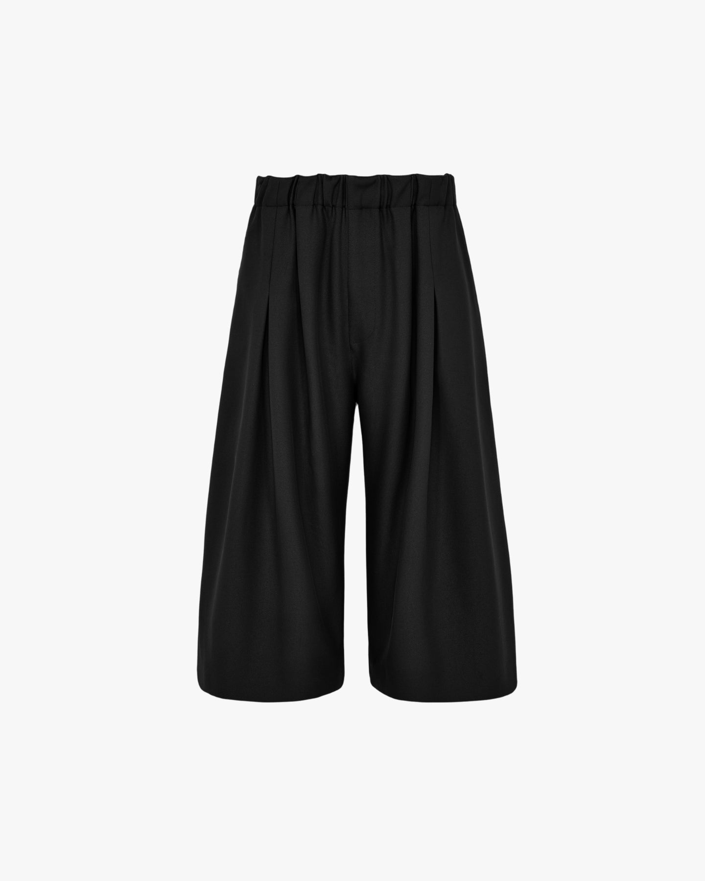 'SAMIR' TWILL BERMUDA SHORTS - BLACK