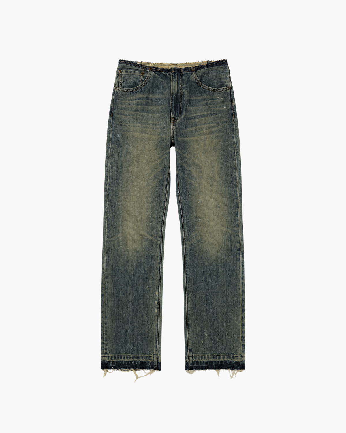 'YUNE' STRAIGHT LEG DENIM – DIRT BLUE
