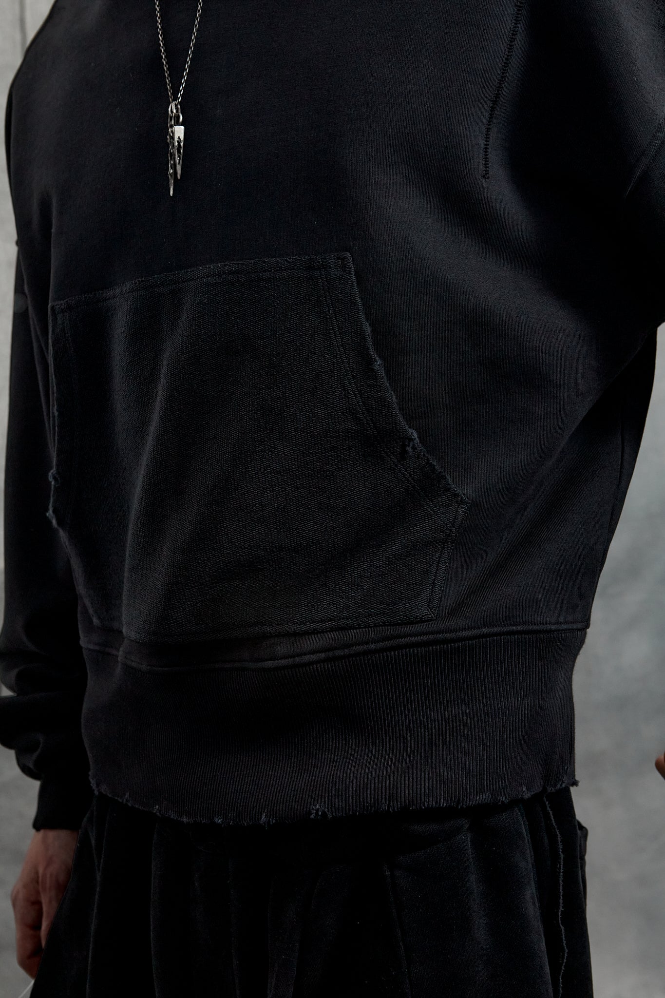 Entity Hoodie - Washed Black