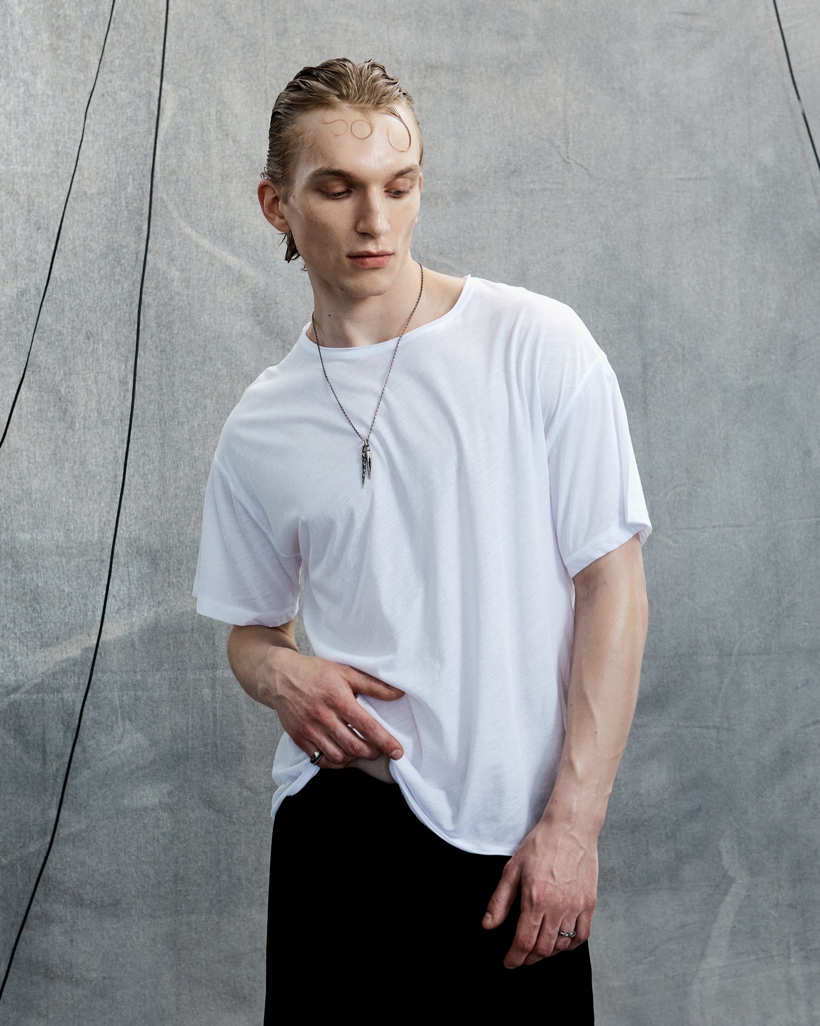 Entity Semi-Sheer T-Shirt - White