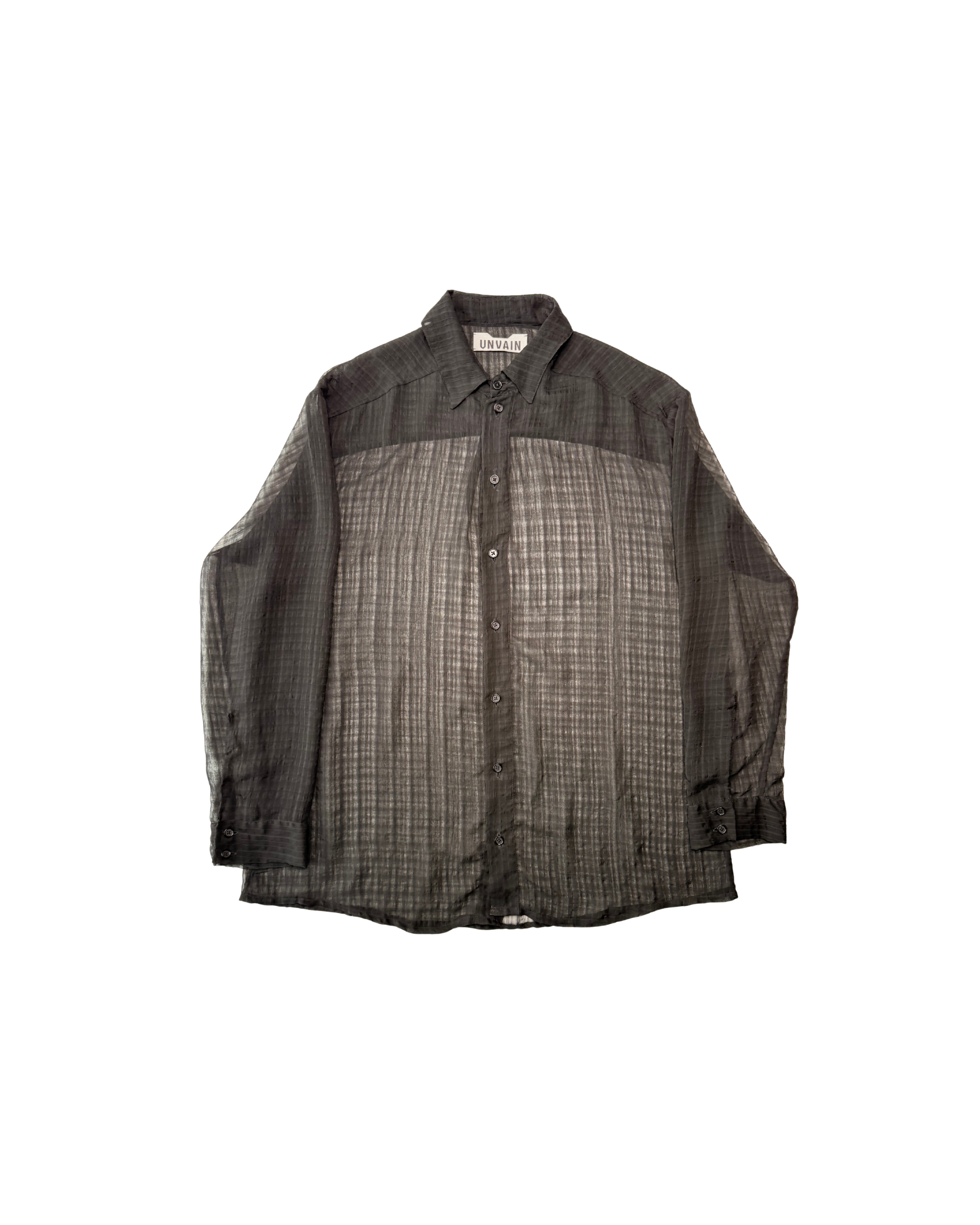 265 BLACK SHEER SHIRT