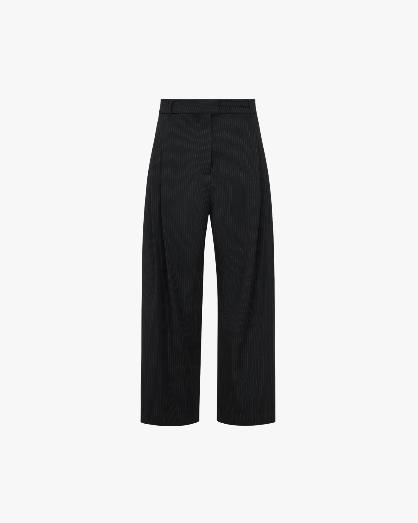 'IYAS' PLEATED SUIT PANTS – PINSTRIPE