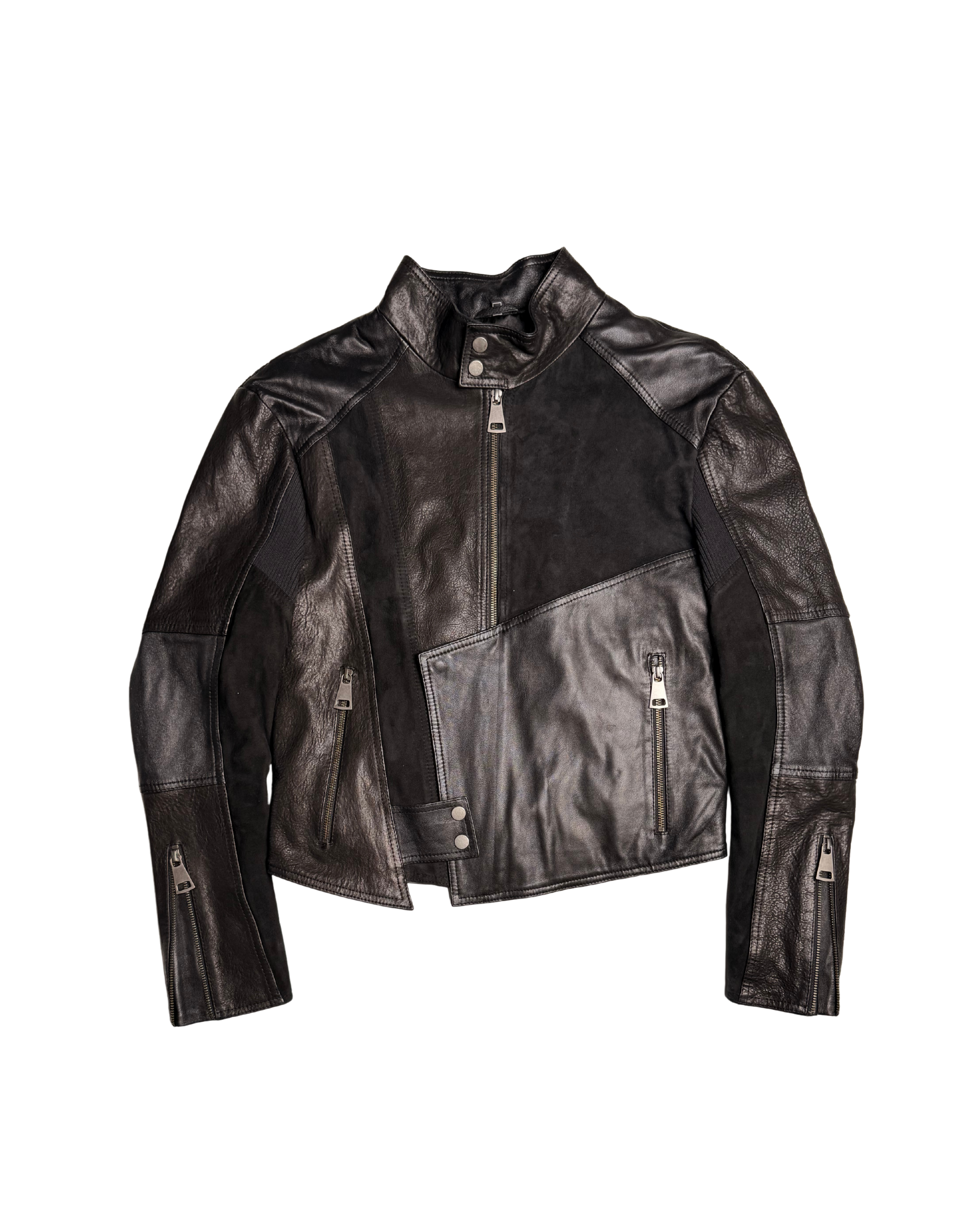073 LEATHER JACKET – BLACK