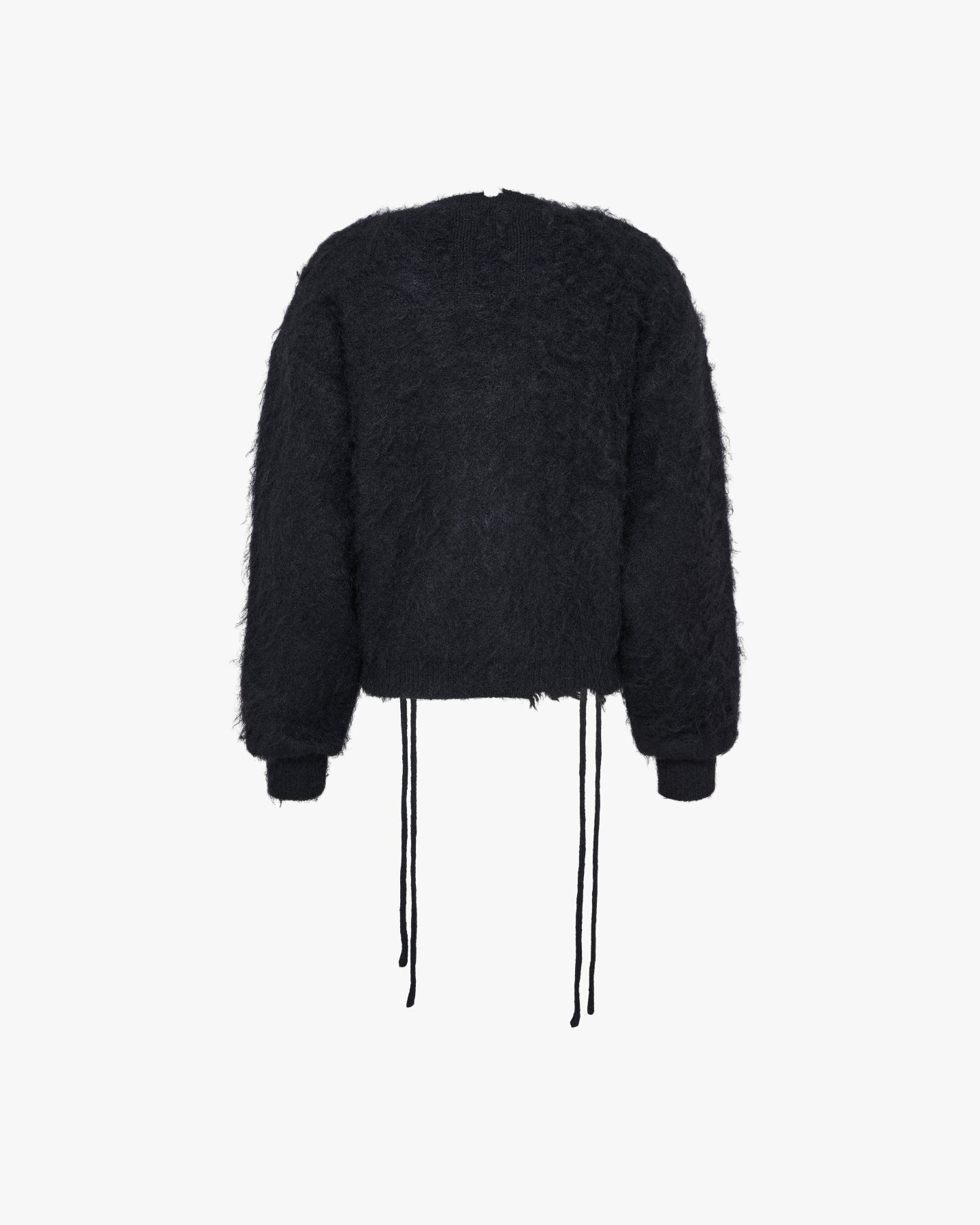 MOHAIR KIMONO CARDIGAN - BLACK