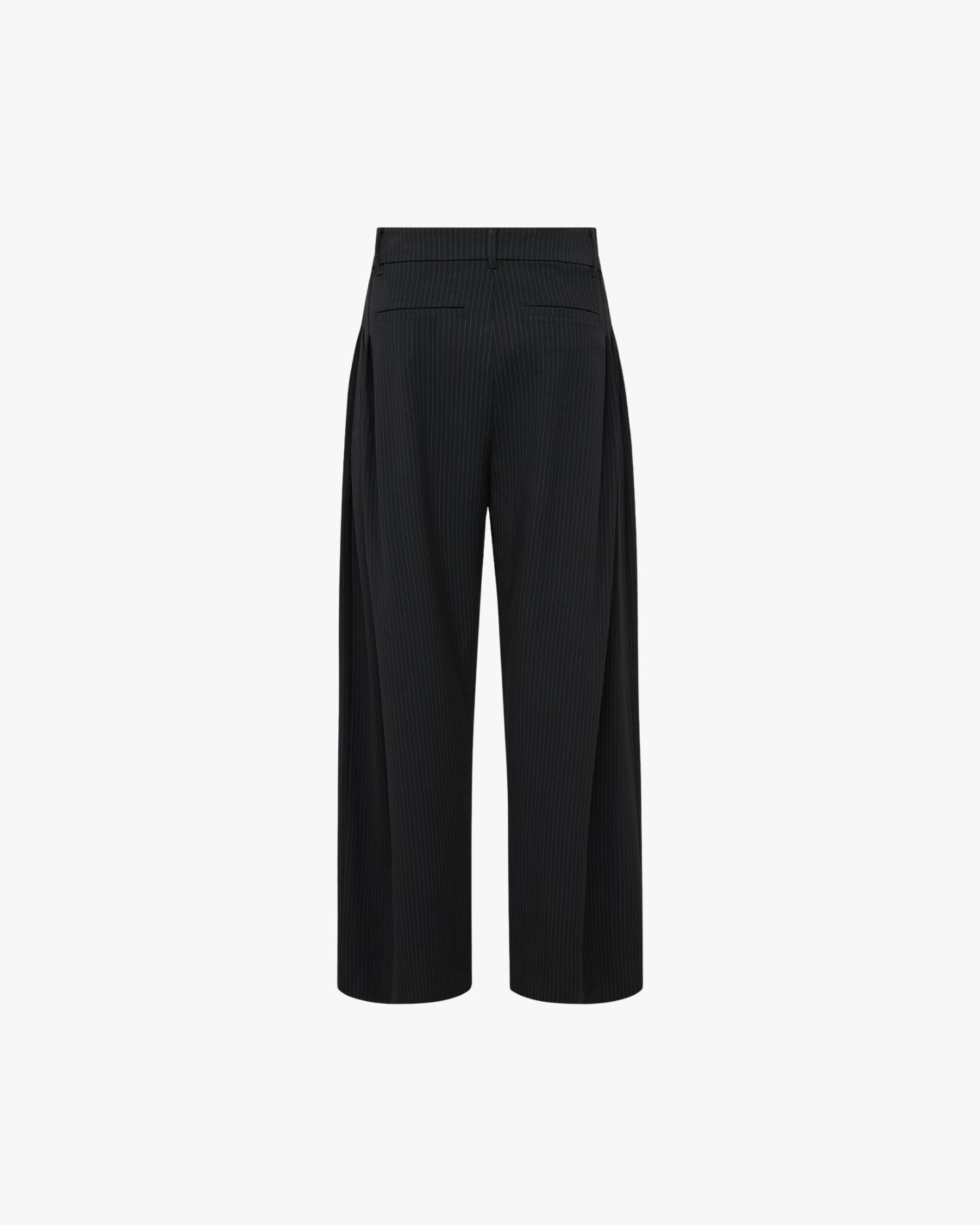 'IYAS' PLEATED SUIT PANTS – PINSTRIPE