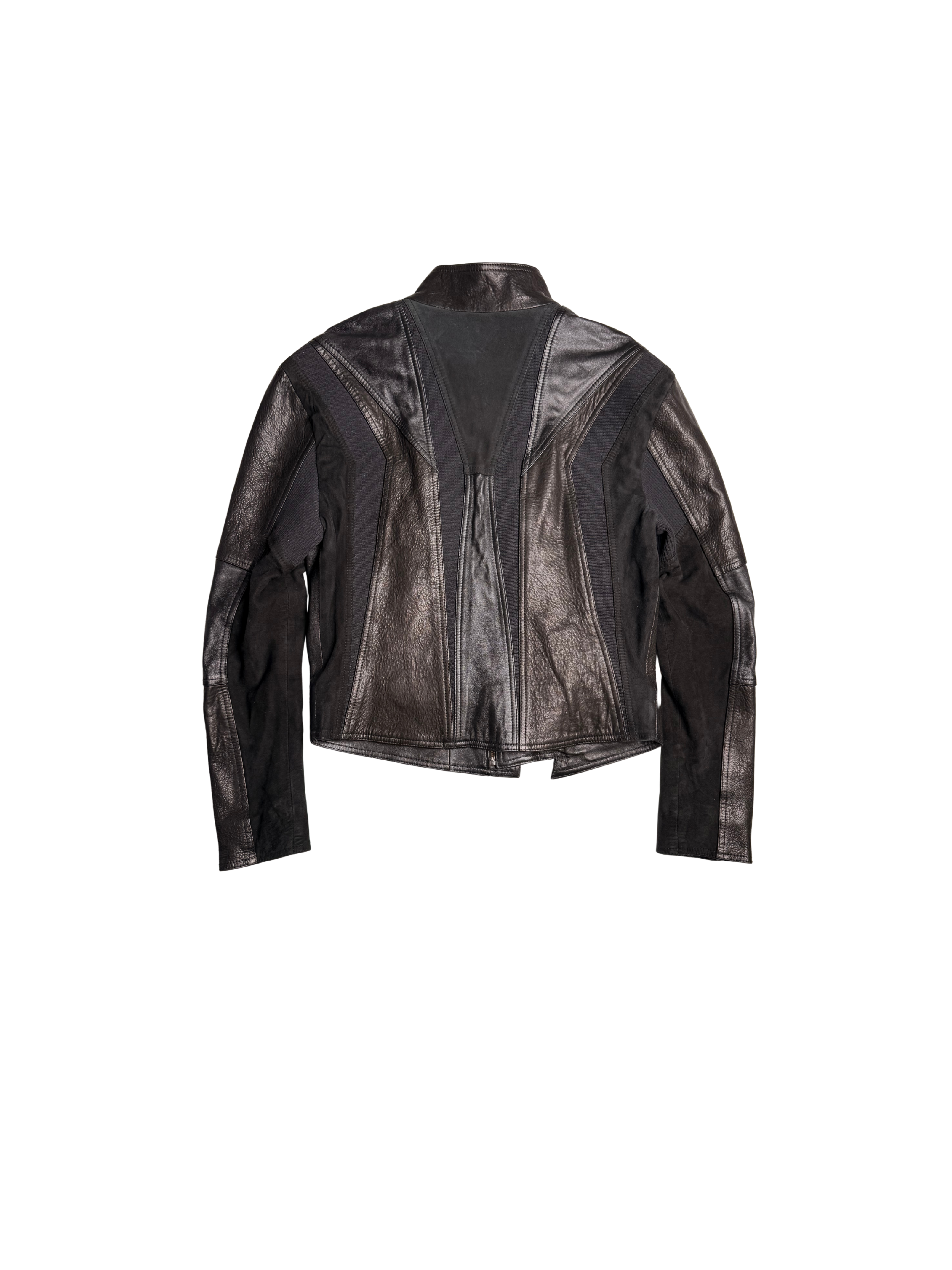 073 LEATHER JACKET – BLACK