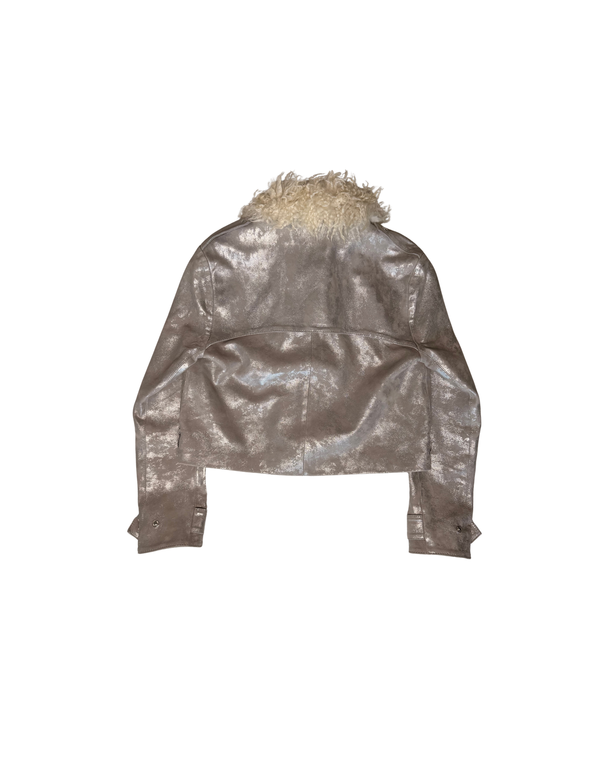 274 METALLIC-LEATHER JACKET