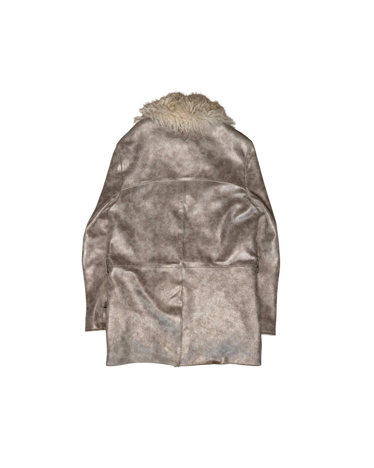 275 SILVER LEATHER PARKA